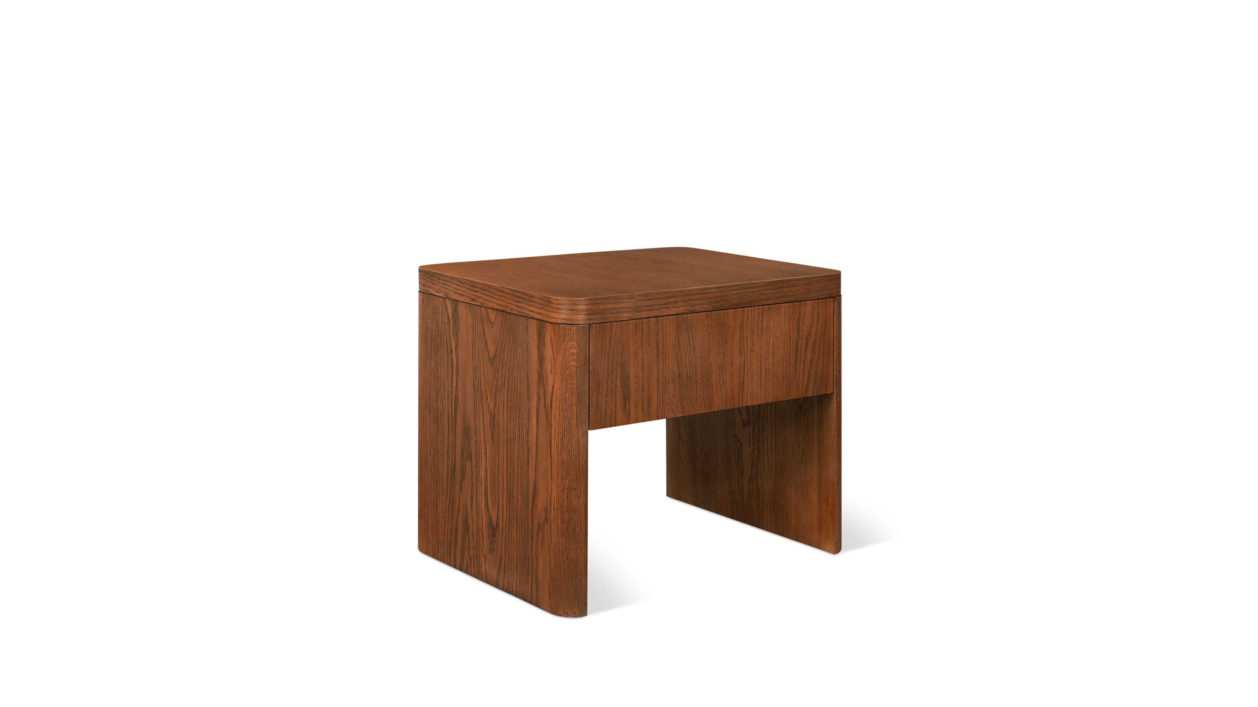 Form Nightstand, Stained Walnut - Sundays Company CanadaNIS-JU-001-116