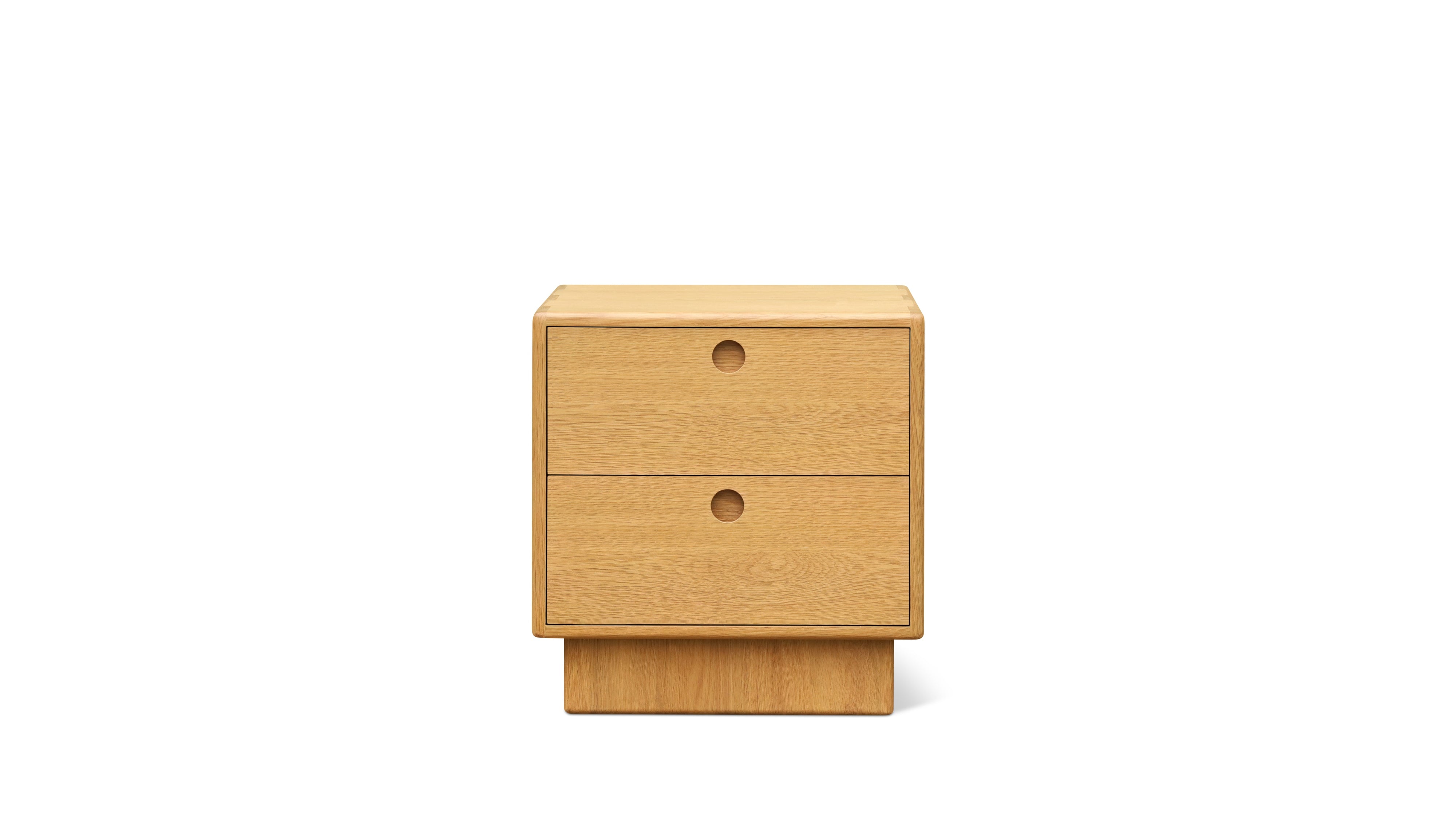 Square Up Nightstand, Oak