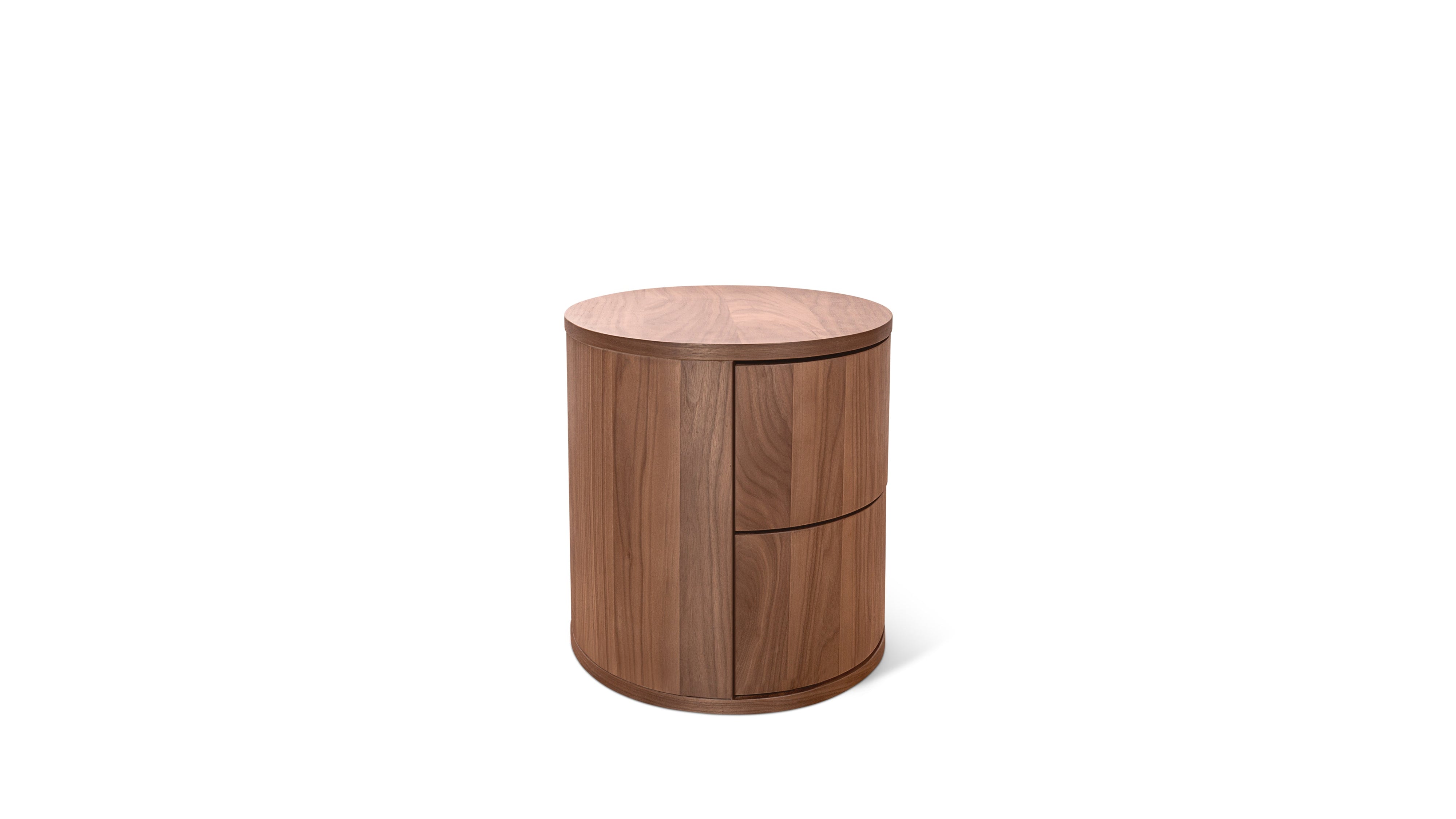 Go Round Nightstand, Walnut - Image 8