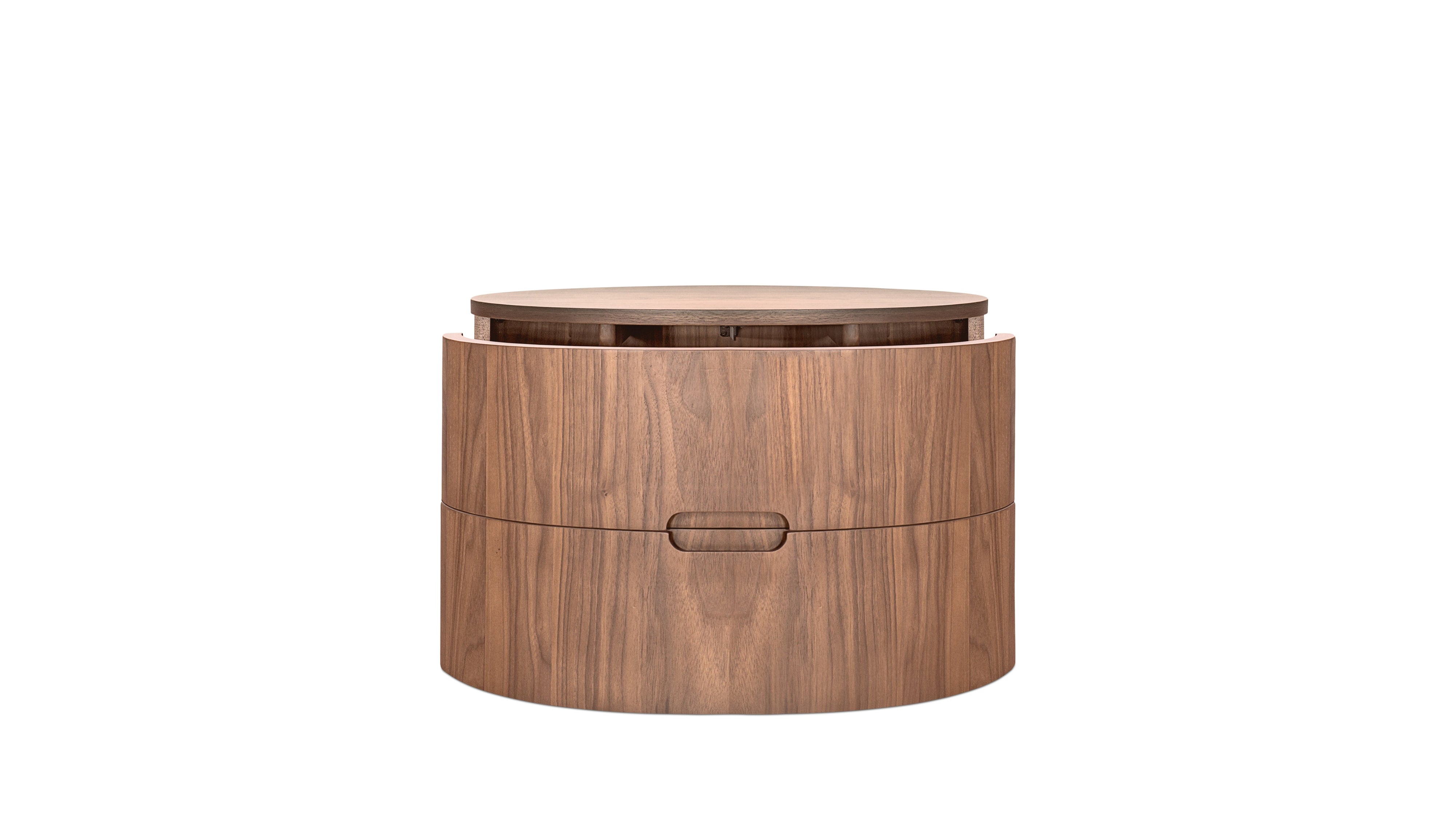 Go Round Nightstand, Walnut - Image 7