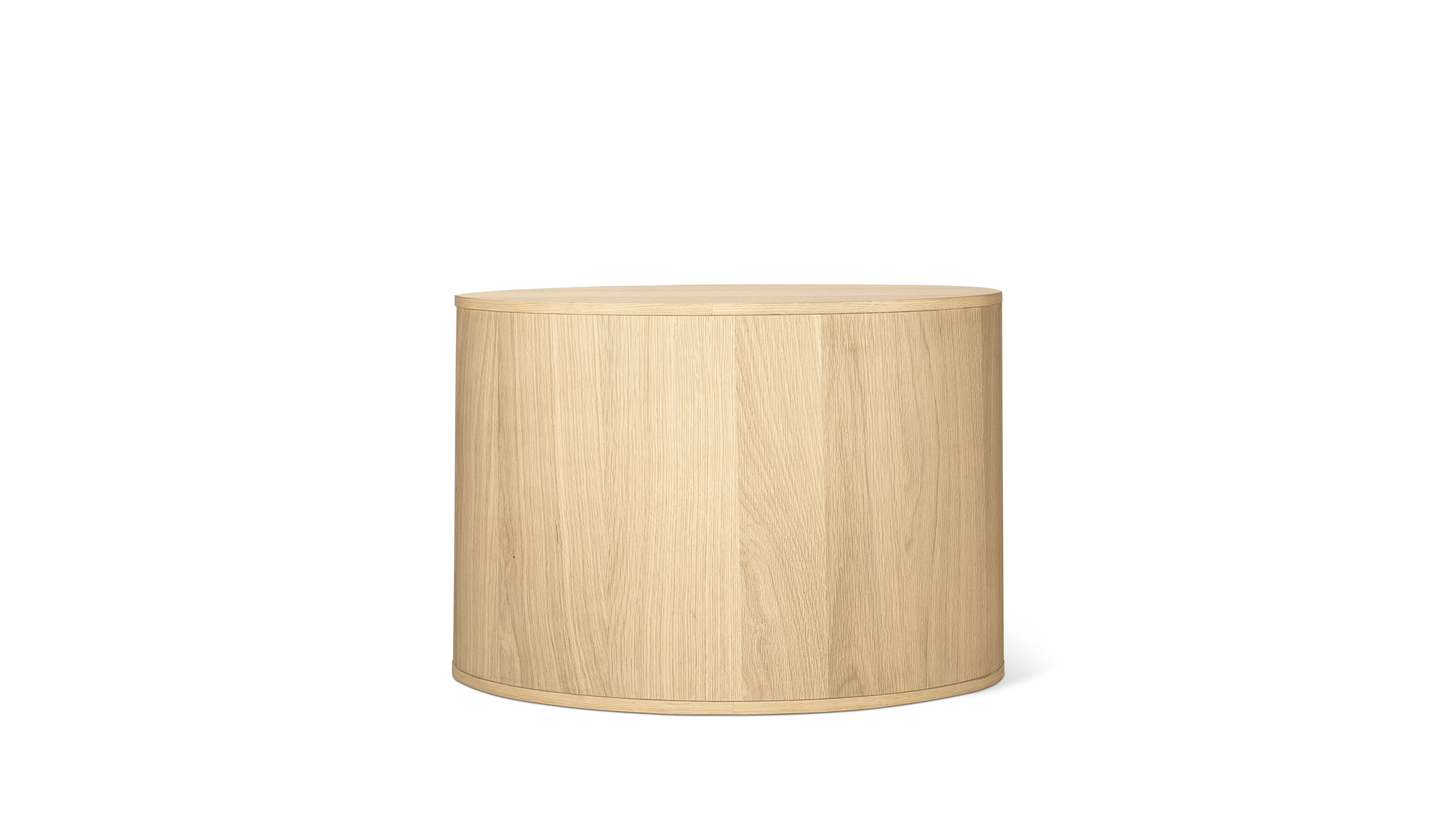 Go Round Nightstand, White Limed Oak - Image 9