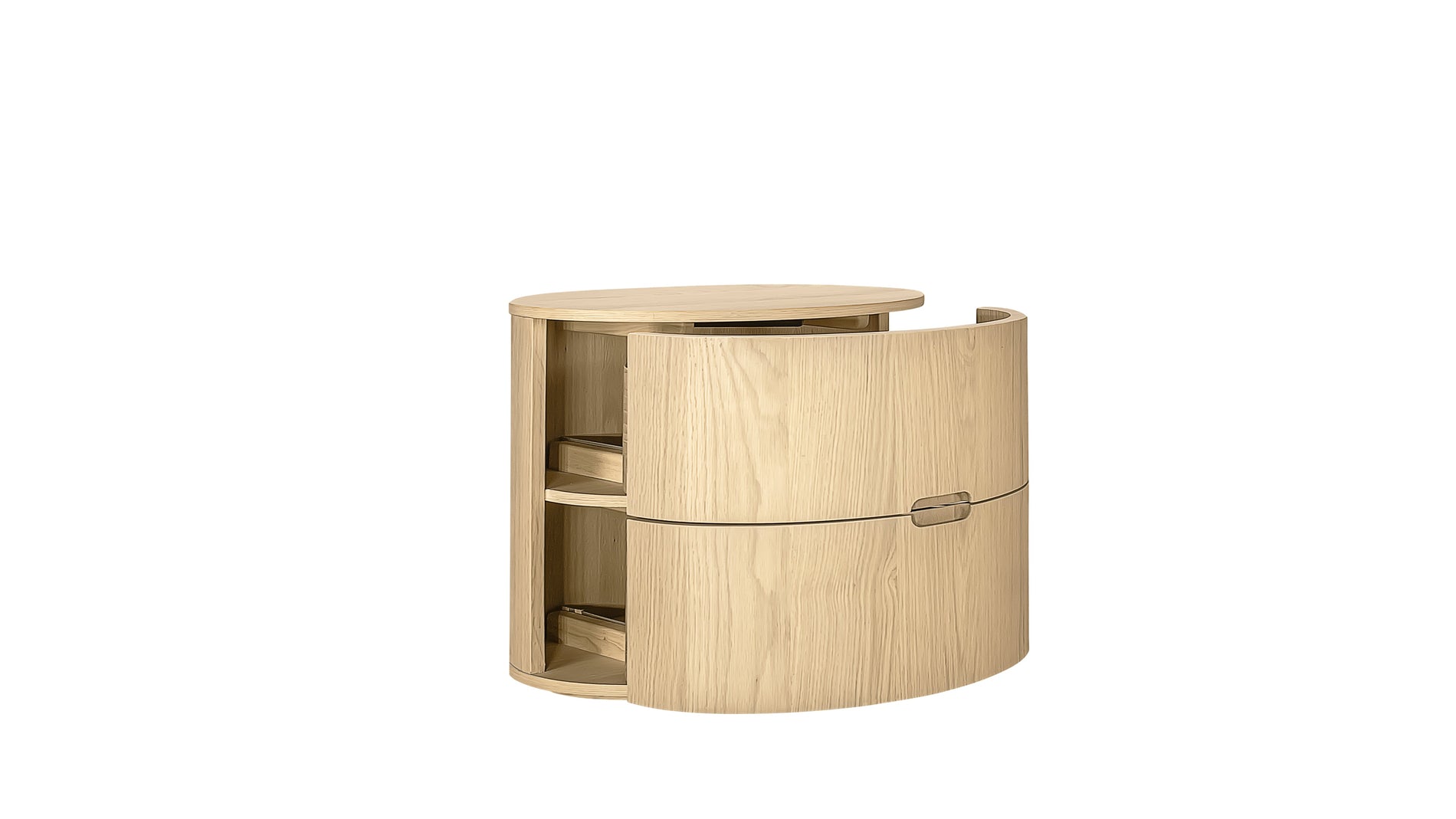 Go Round Nightstand, White Limed Oak_image