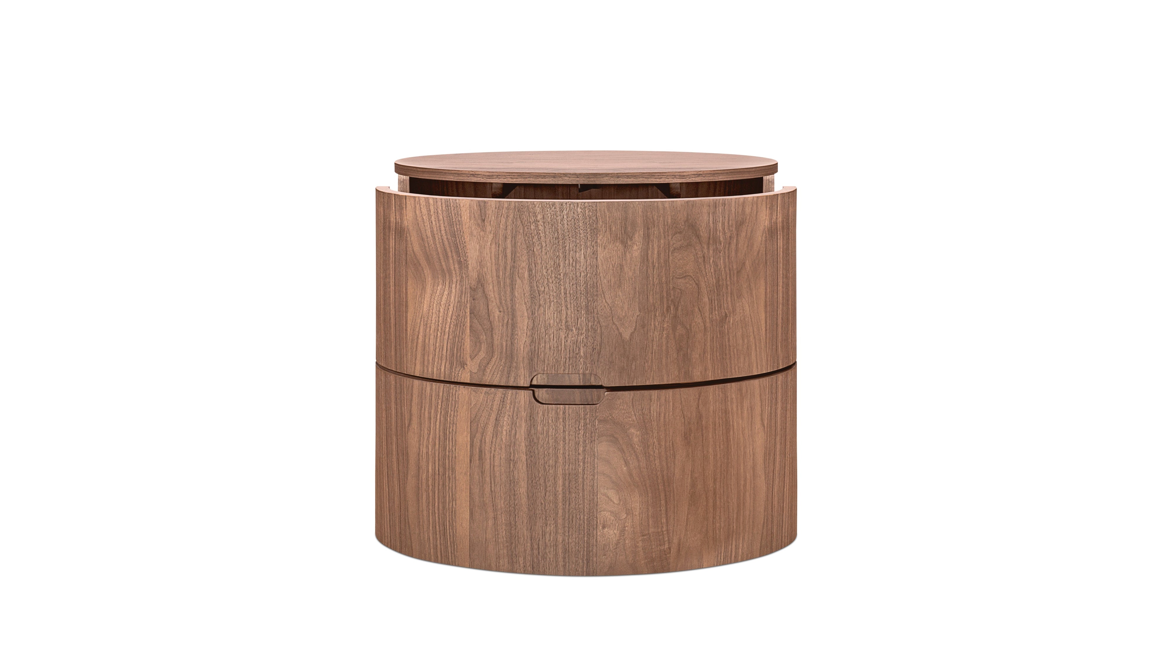 Go Round Nightstand, Tall, Walnut - Image 7