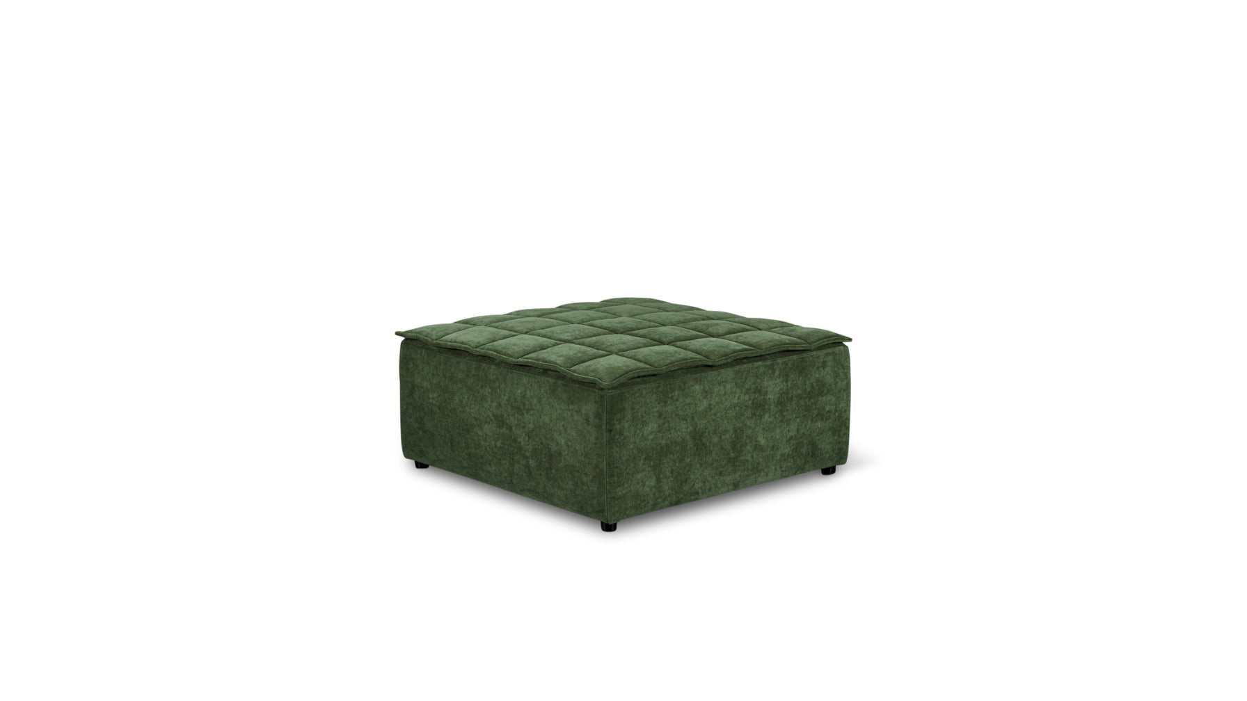 Quilt Ottoman, Moss_image