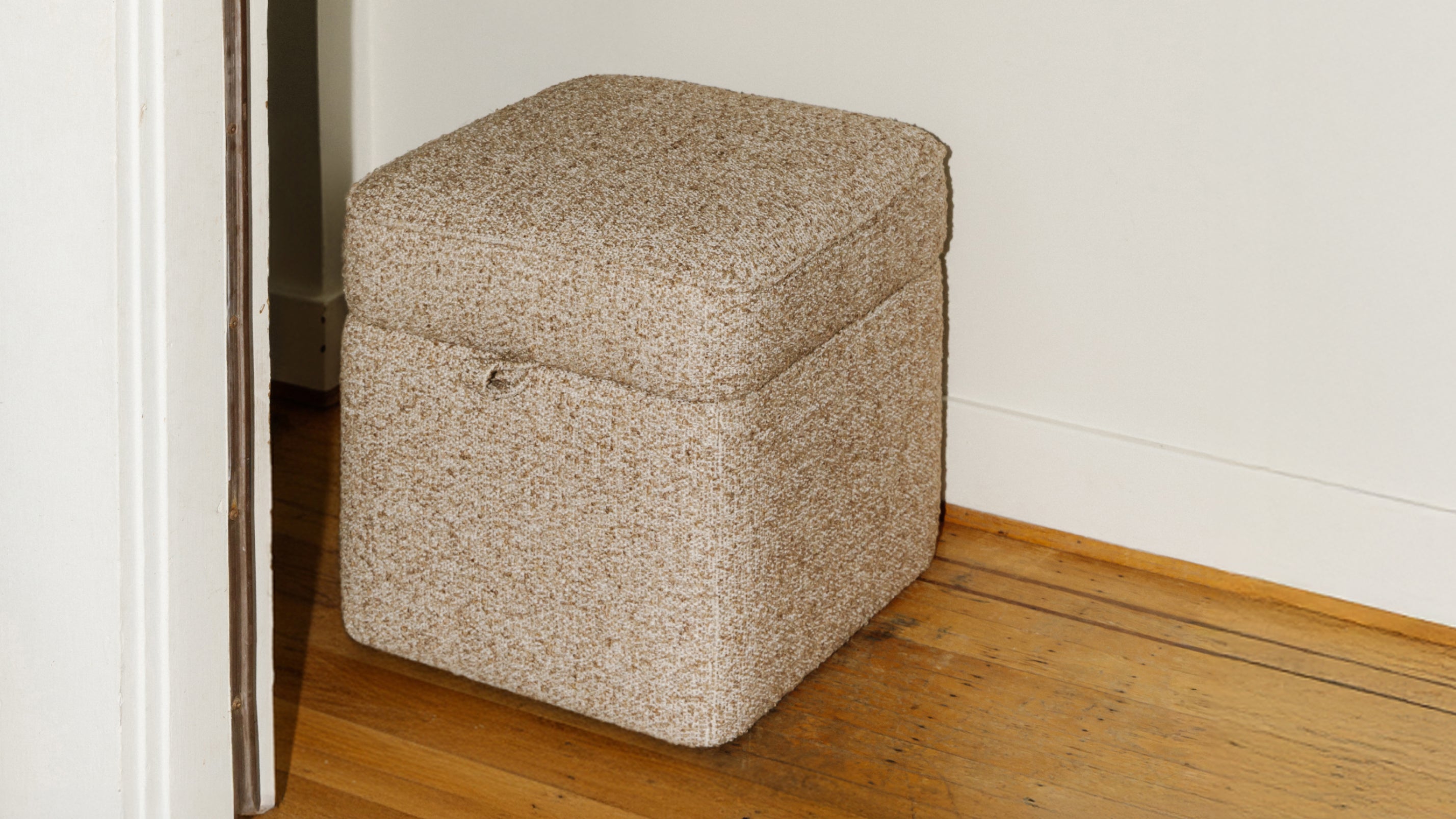Pod Storage Ottoman, Small, Teddy