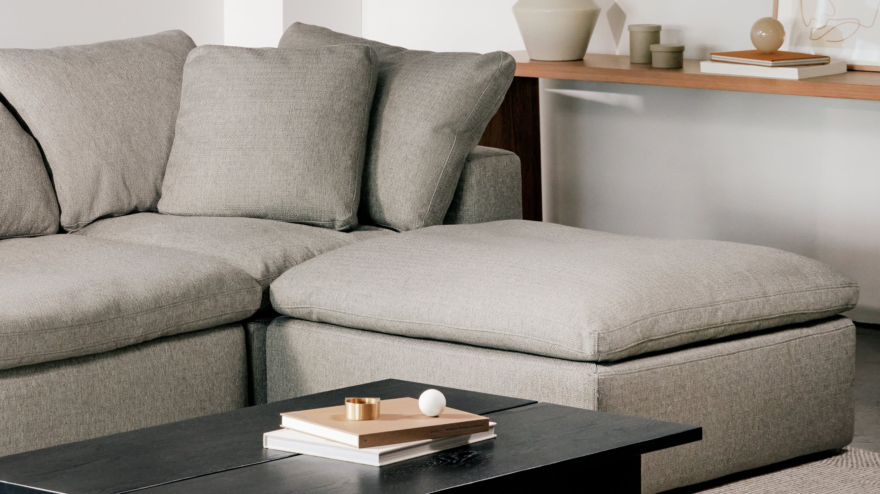 Movie Night™ Ottoman, Large, Dark Shadow - Sundays CompanyOTT - YJ - 902 - 025