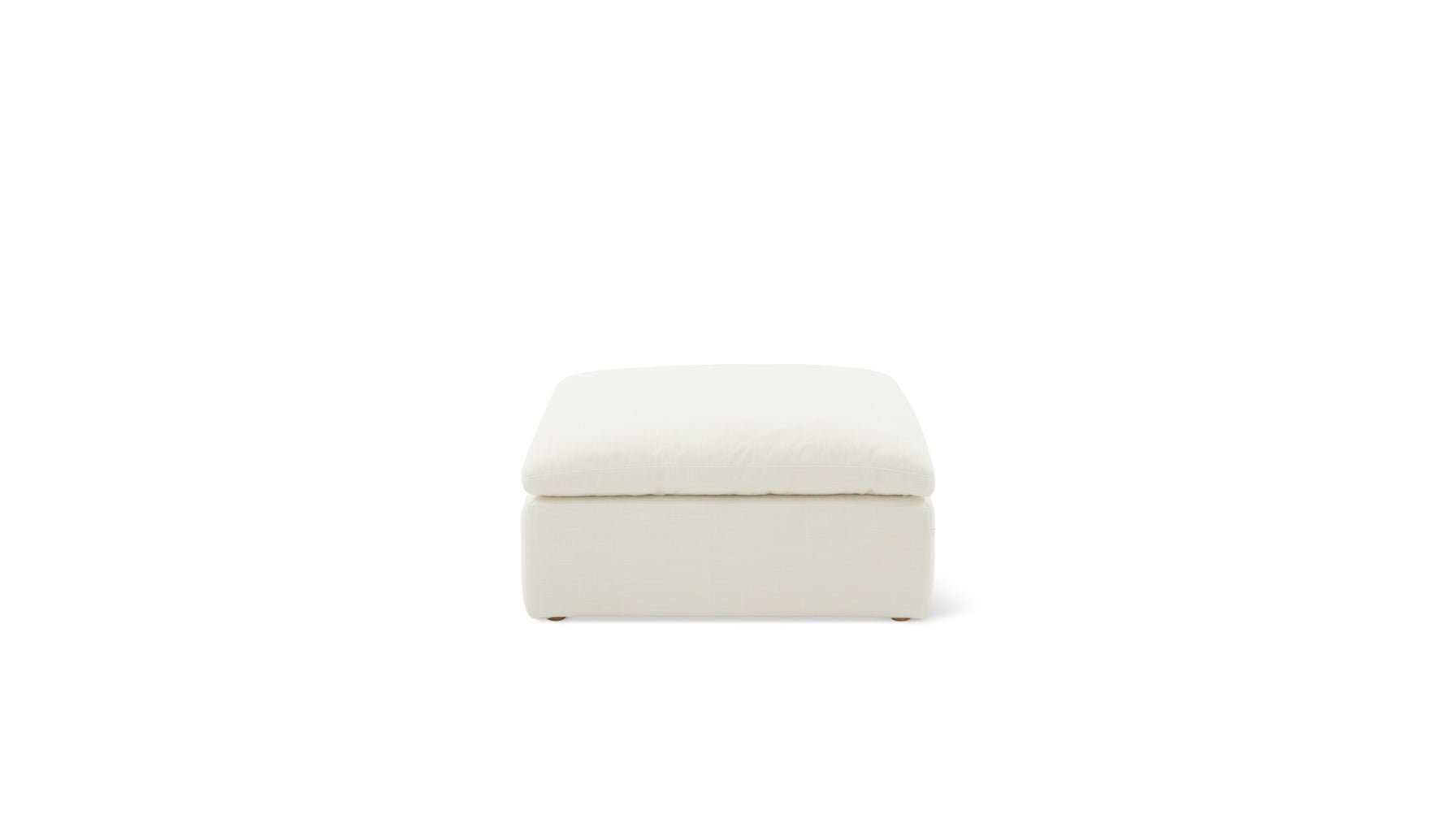 Movie Night™ Ottoman, Large, Cream Linen_image