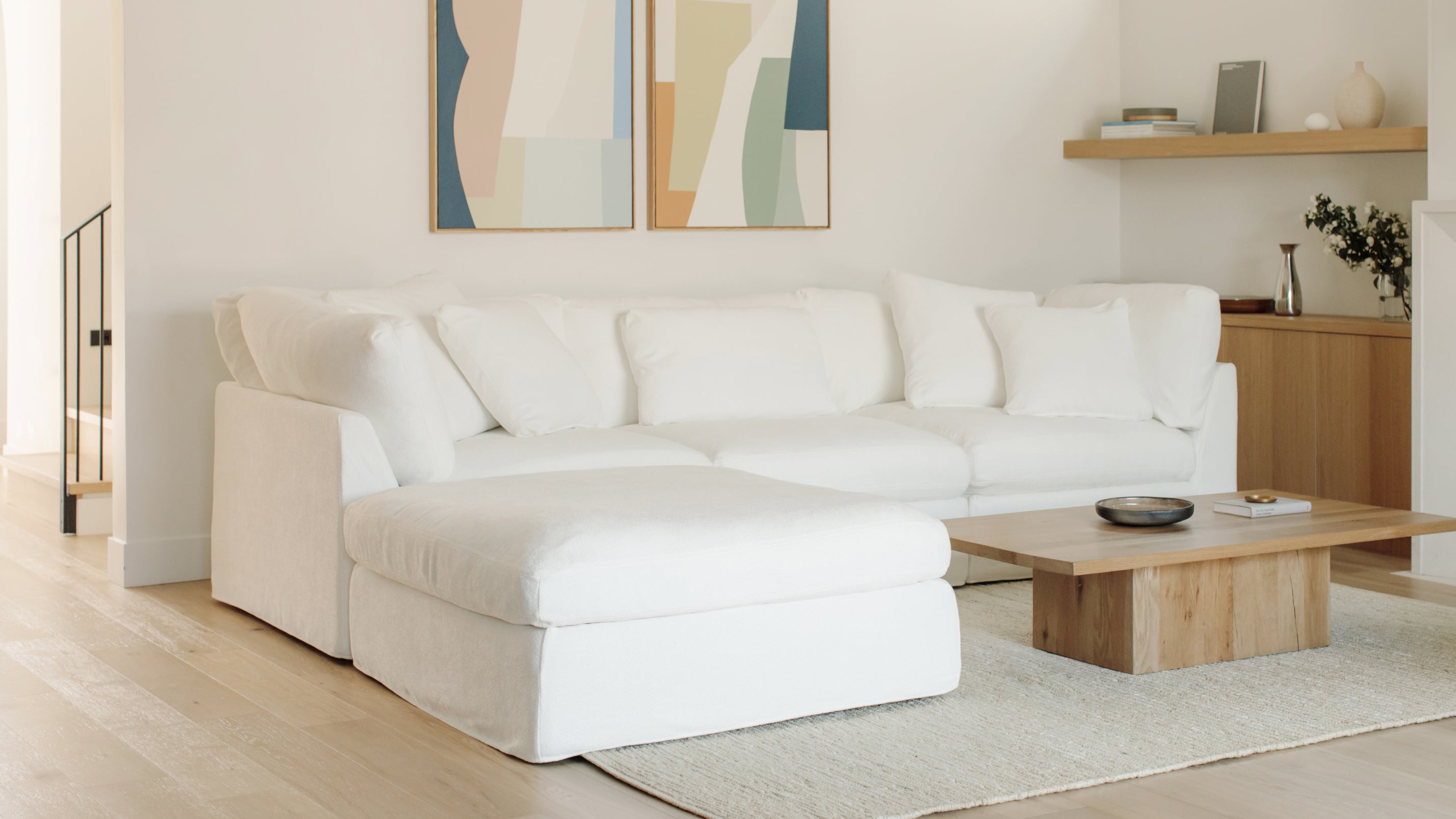 Get Together™ Ottoman, Large, Sea Salt - Sundays Company CanadaOTT-YJ-005-002