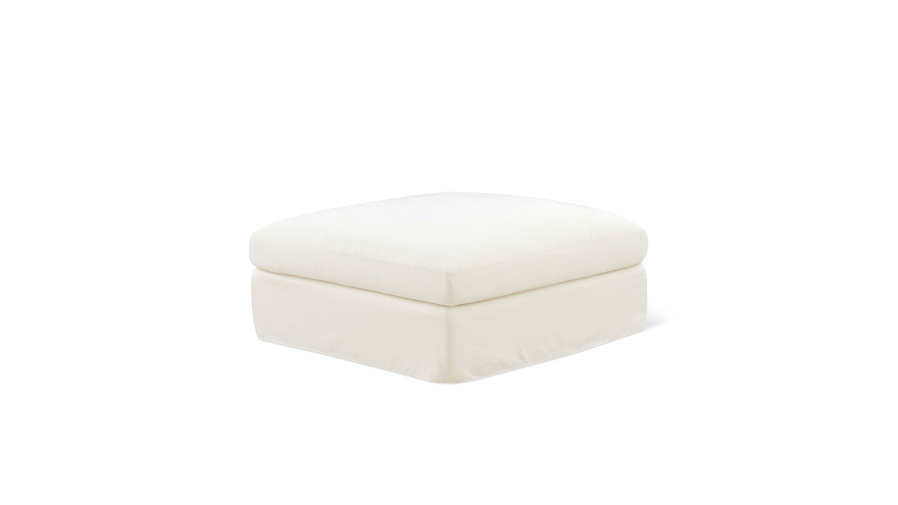 Get Together™ Ottoman, Large, Cream Linen - Image 8