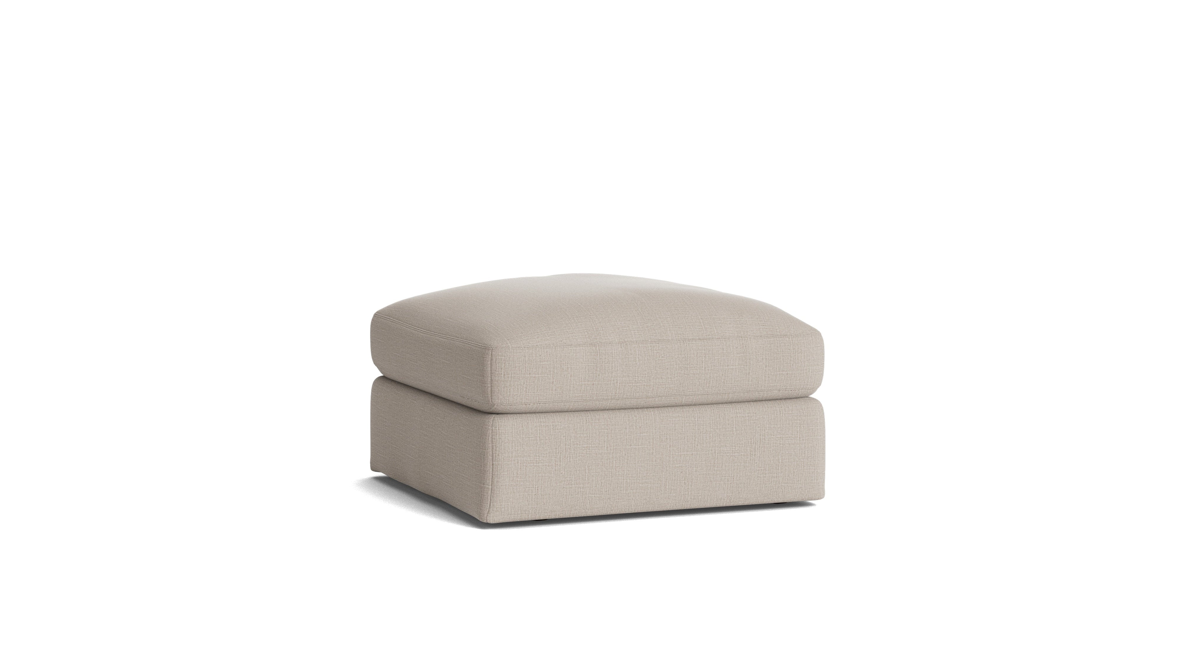 Get Together™ Ottoman, Large, Light Pebble