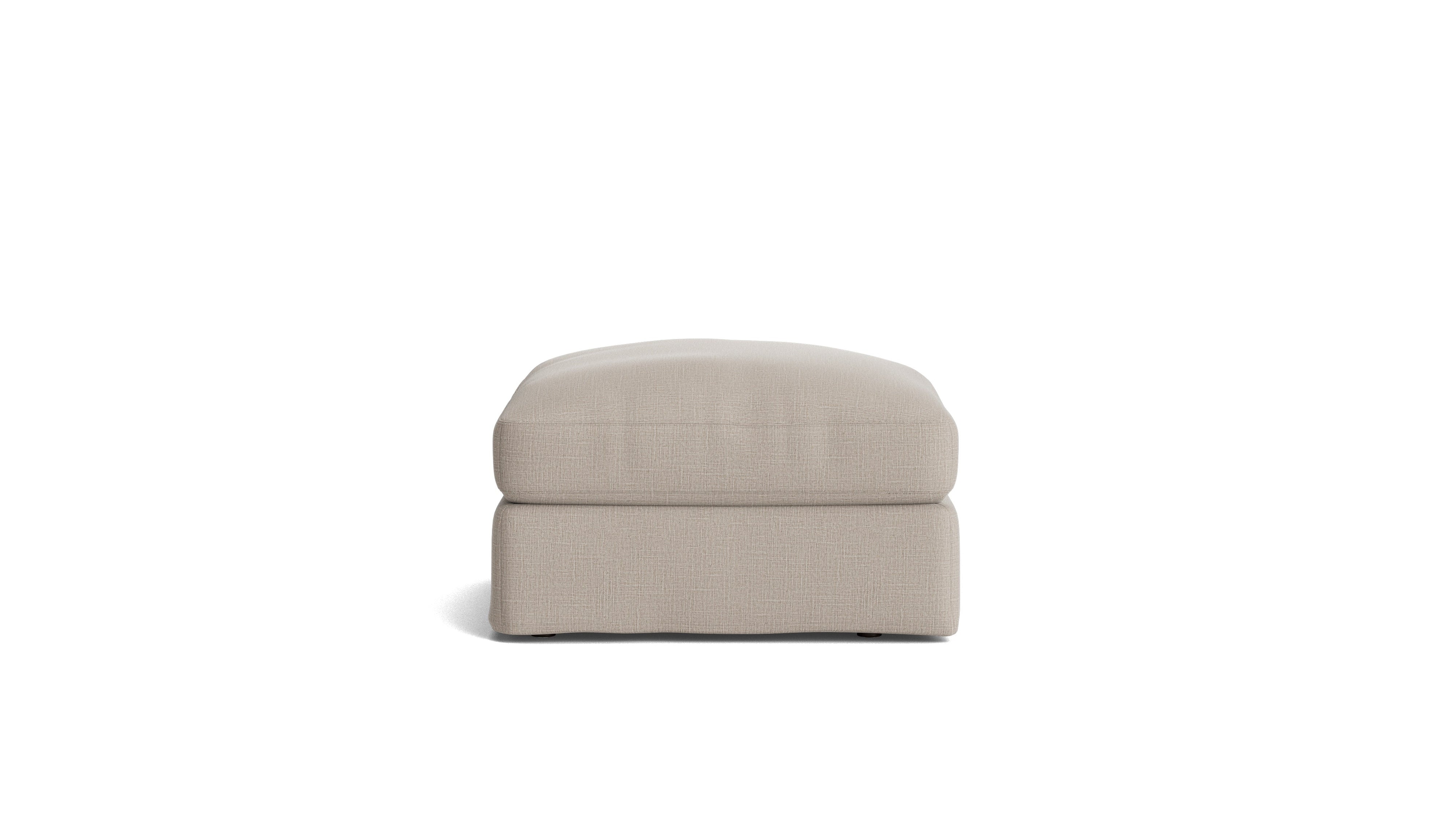 Get Together™ Ottoman, Standard, Light Pebble