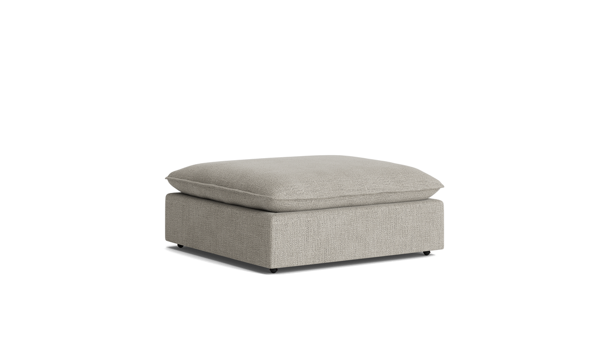 Chill Time Ottoman, Oatmeal — alternate view