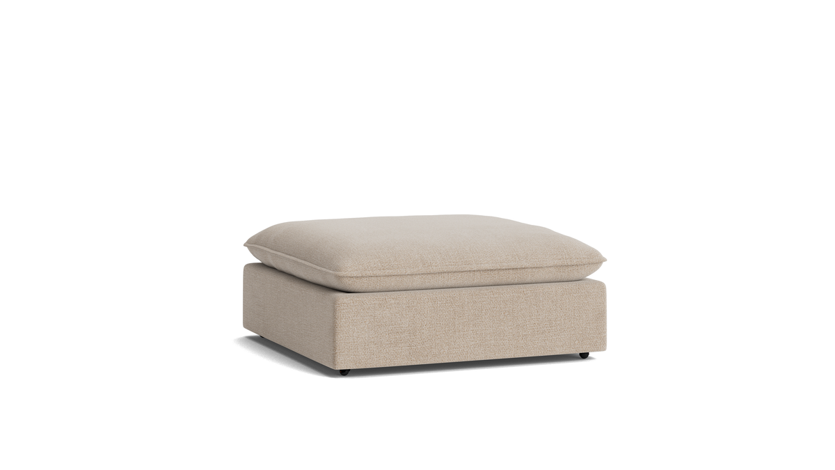 Chill Time Ottoman, Champagne — alternate view