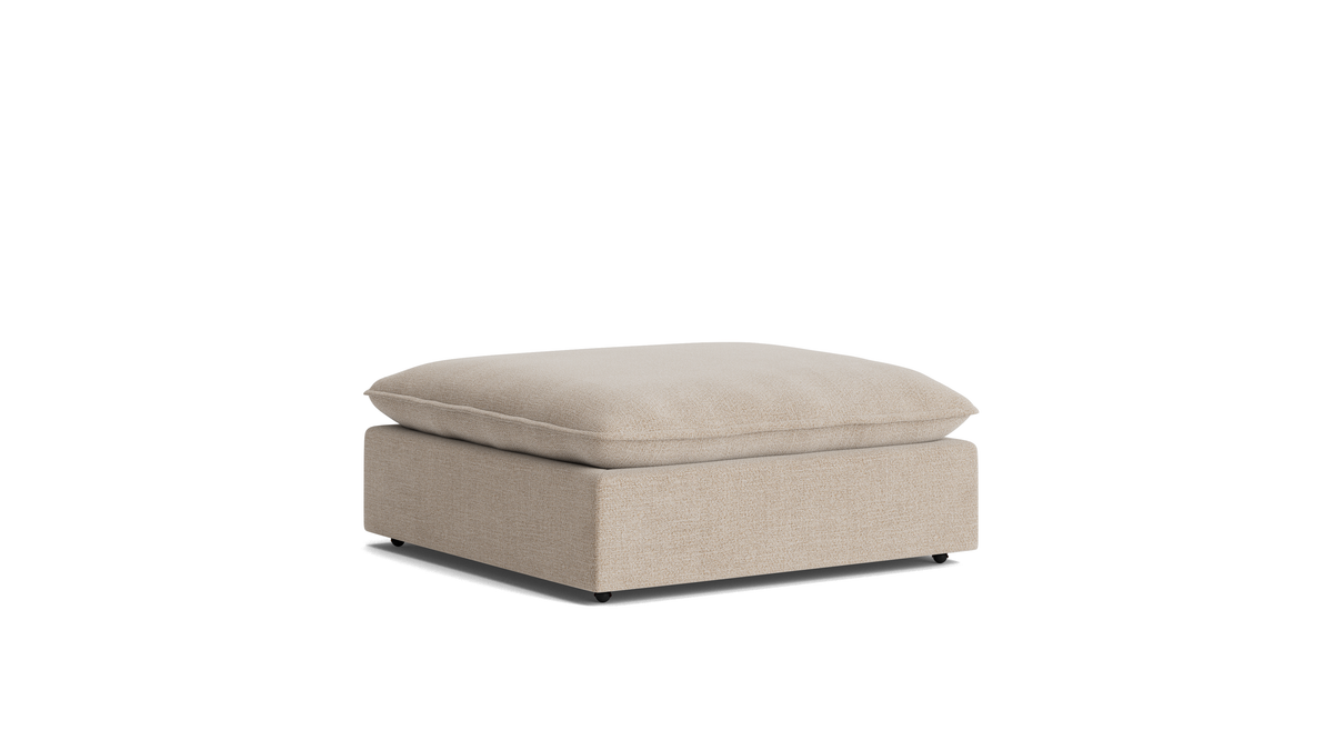 Chill Time Ottoman, Champagne — alternate view