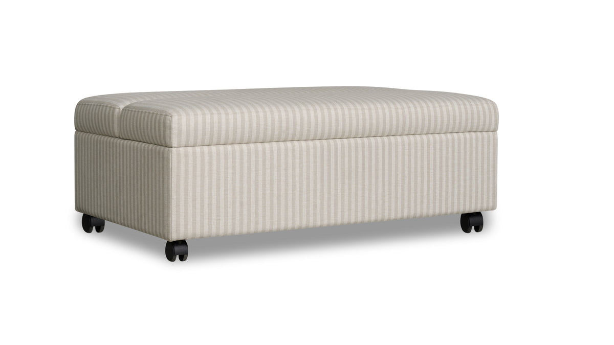 Hide Away Ottoman Sleeper, Newport Stripe