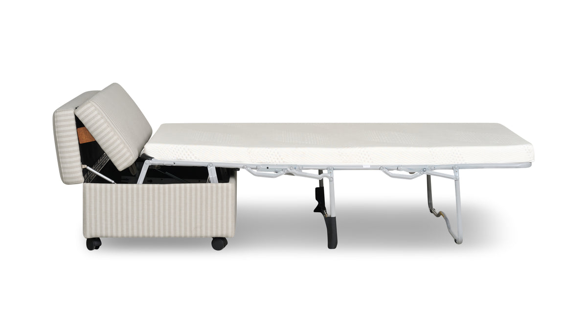 Hide Away Ottoman Sleeper, Newport Stripe
