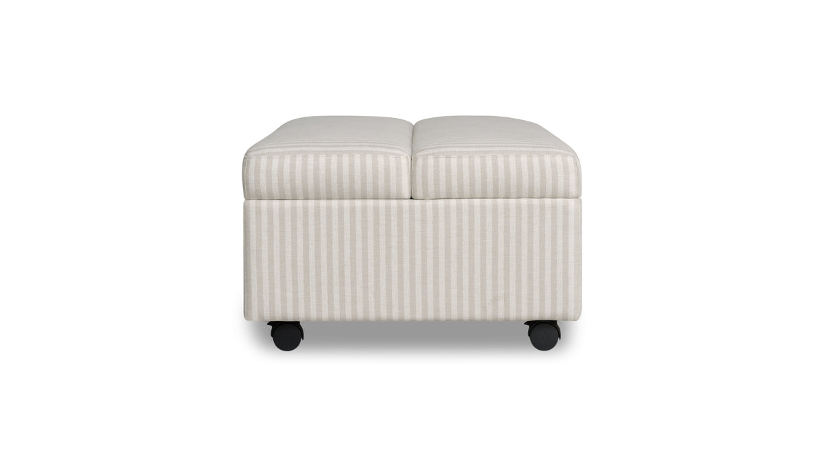 Hide Away Ottoman Sleeper, Newport Stripe — alternate view