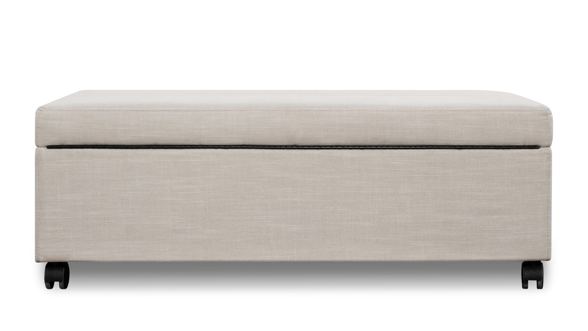 Hide Away Ottoman Sleeper, Clay