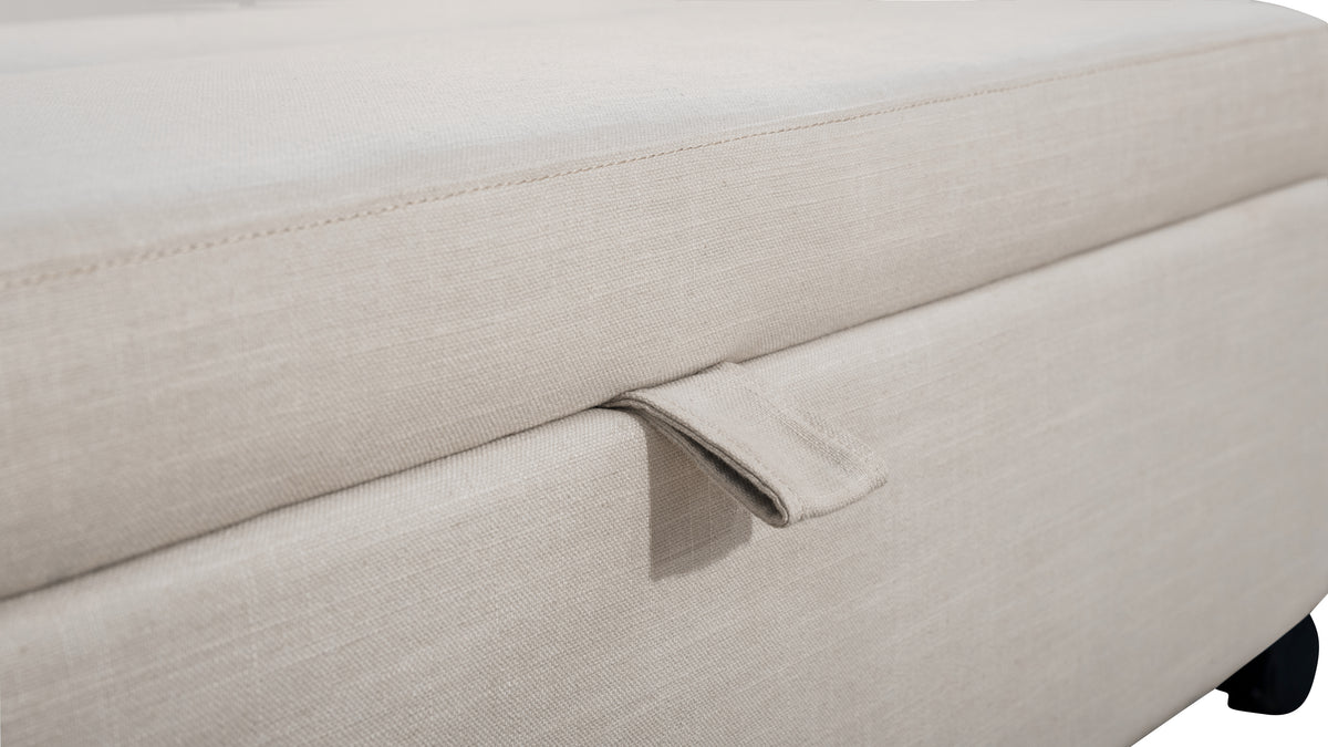 Hide Away Ottoman Sleeper, Clay