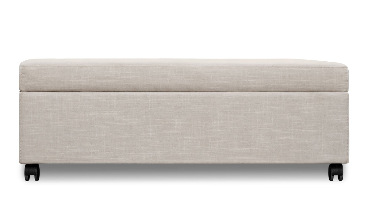 Hide Away Ottoman Sleeper, Clay