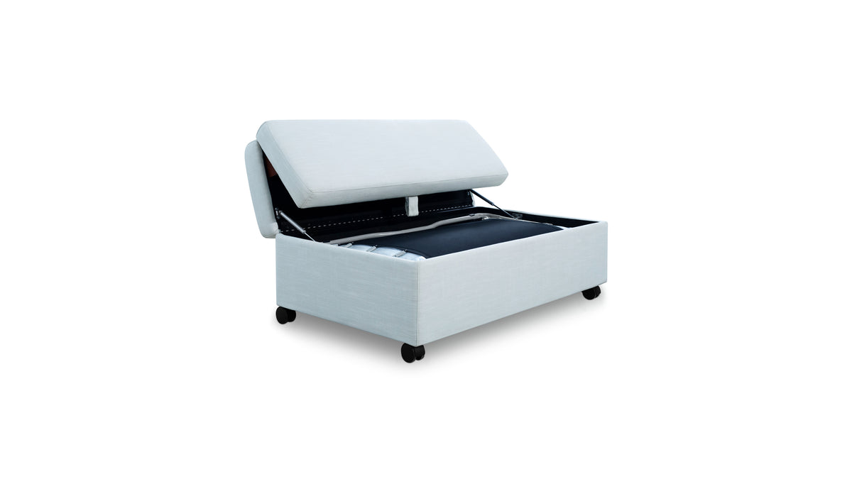 Hide Away Sleeper Ottoman, Cove