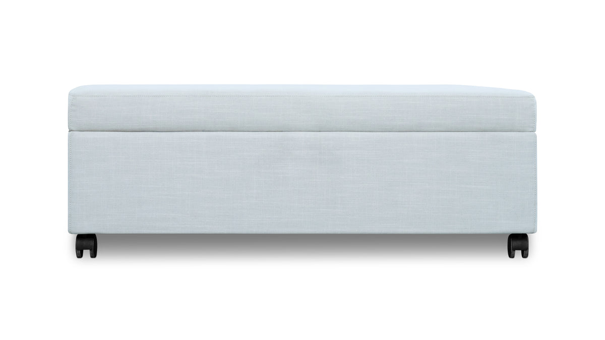 Hide Away Sleeper Ottoman, Cove — alternate view