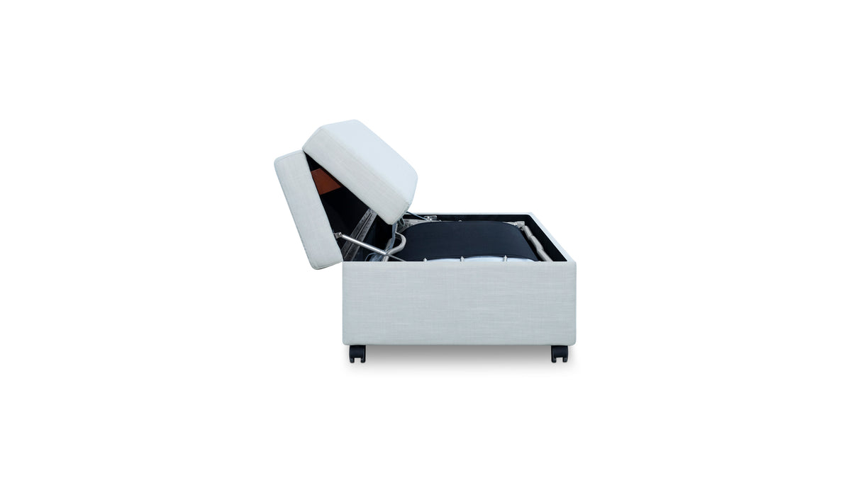Hide Away Sleeper Ottoman, Cove