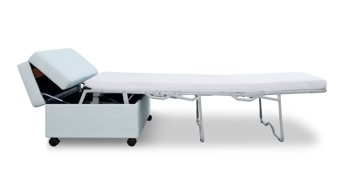 Hide Away Sleeper Ottoman, Cove