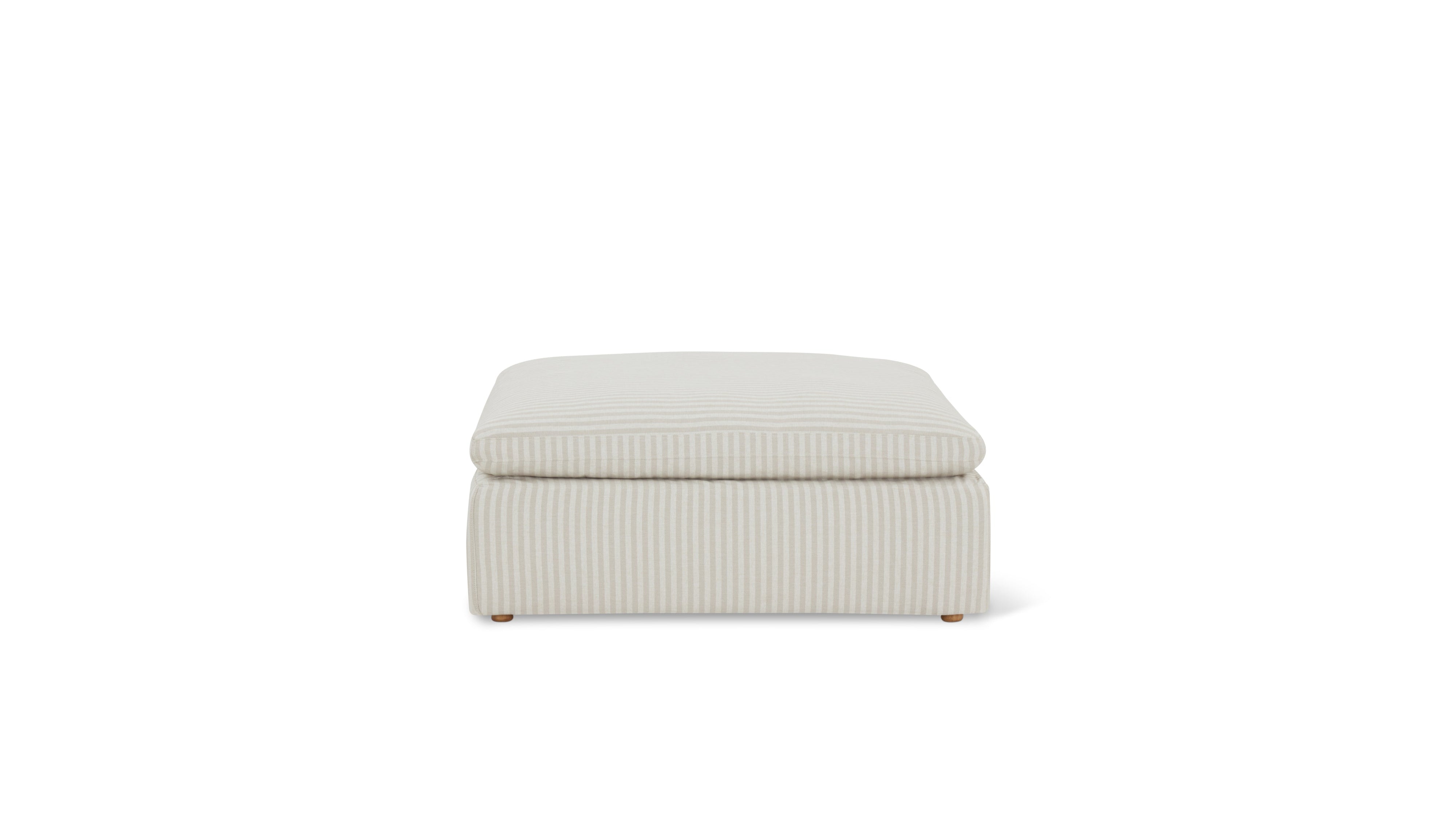 Movie Night™ Ottoman, Large, Newport Stripe - Image 1