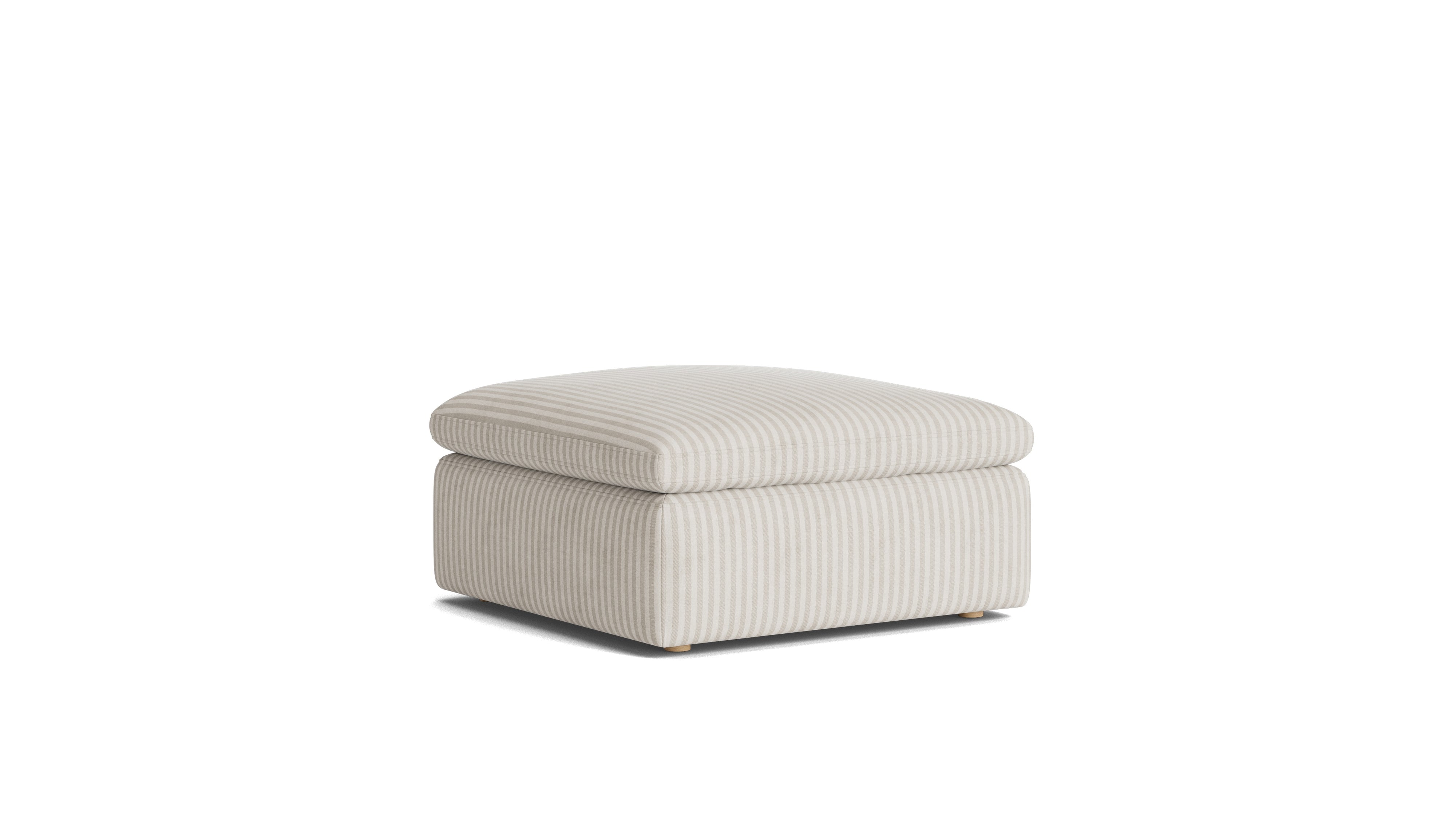 Movie Night™ Ottoman, Large, Newport Stripe