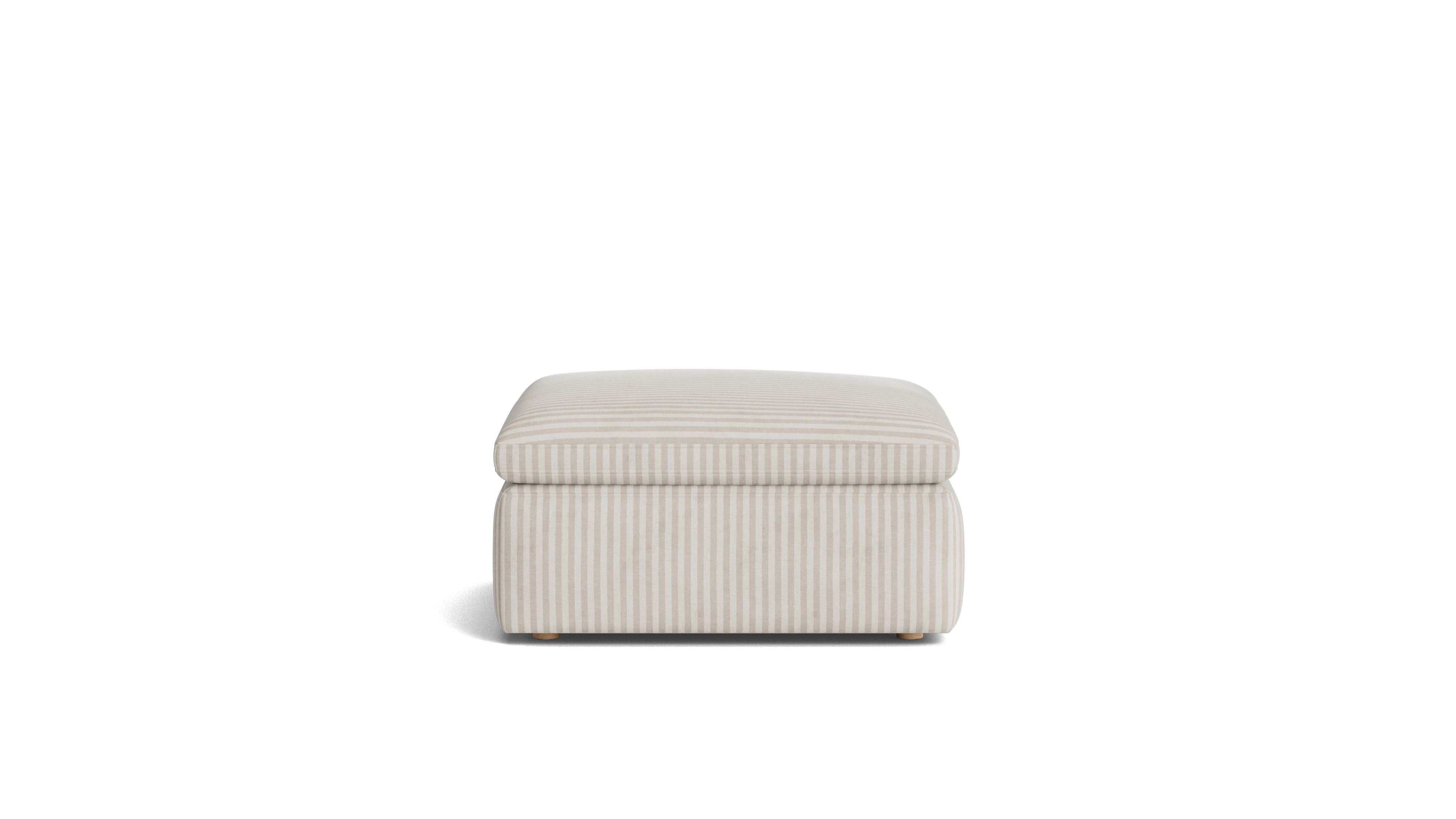 Movie Night™ Ottoman, Large, Newport Stripe