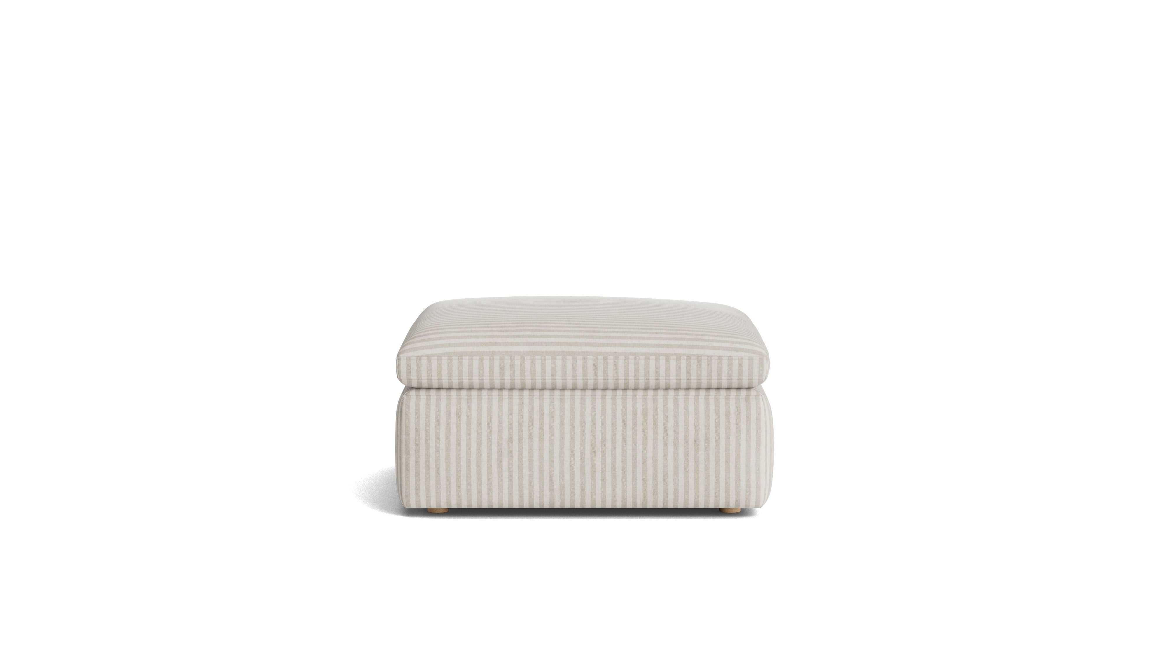 Movie Night™ Ottoman, Large, Newport Stripe