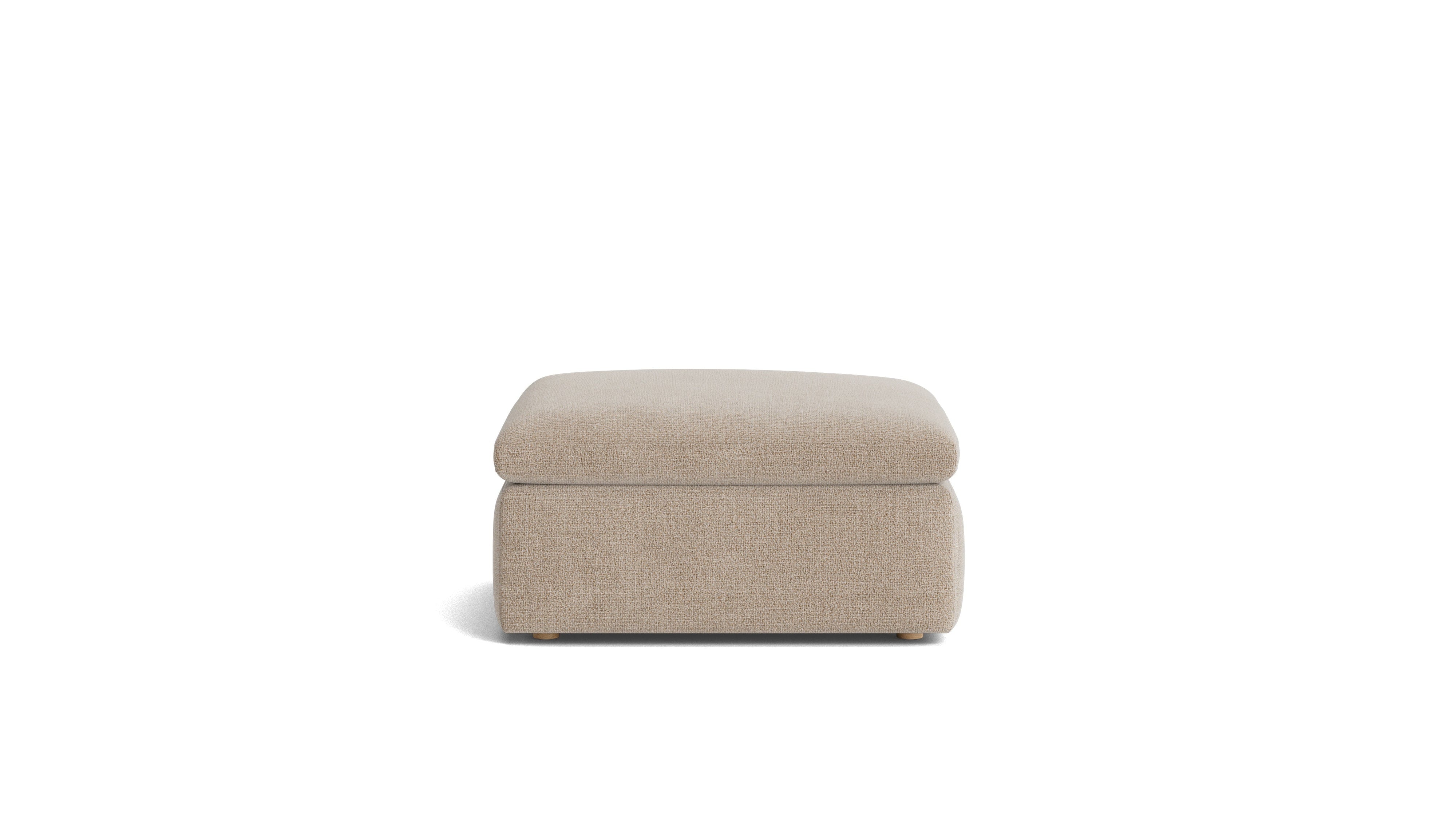 Movie Night™ Ottoman, Large, Champagne