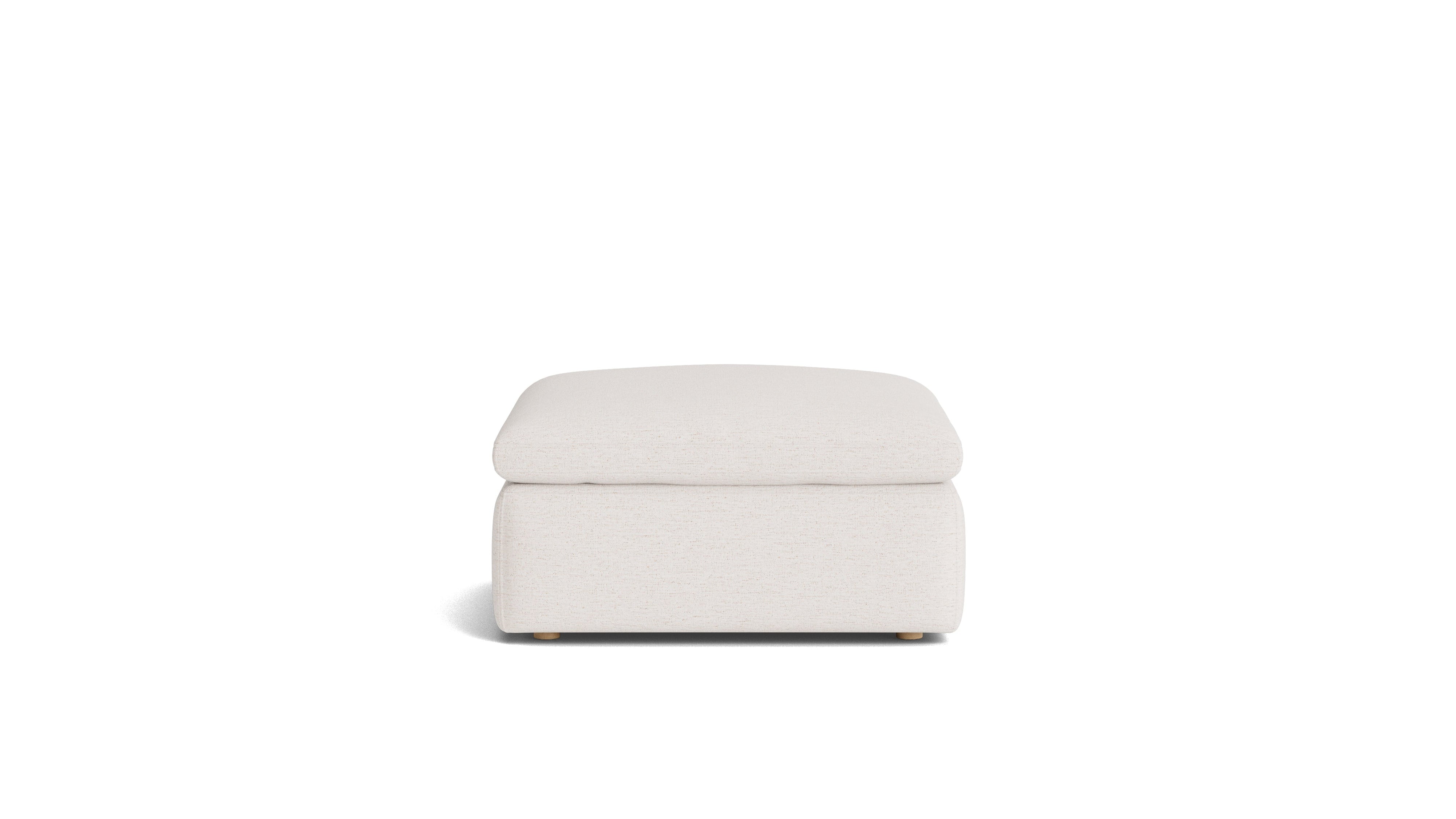 Movie Night™ Ottoman, Large, Nomad Snow