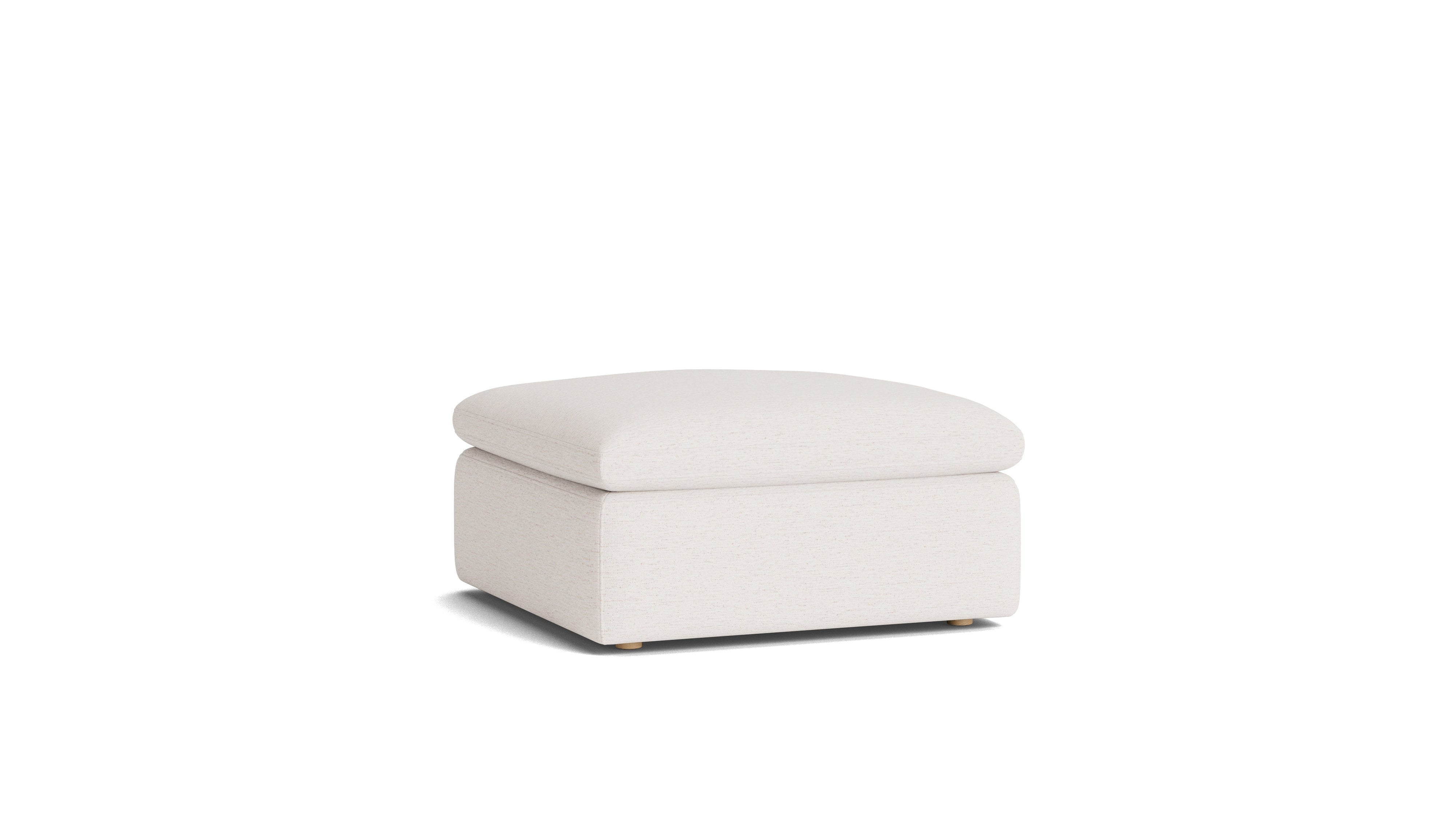 Movie Night™ Ottoman, Large, Nomad Snow