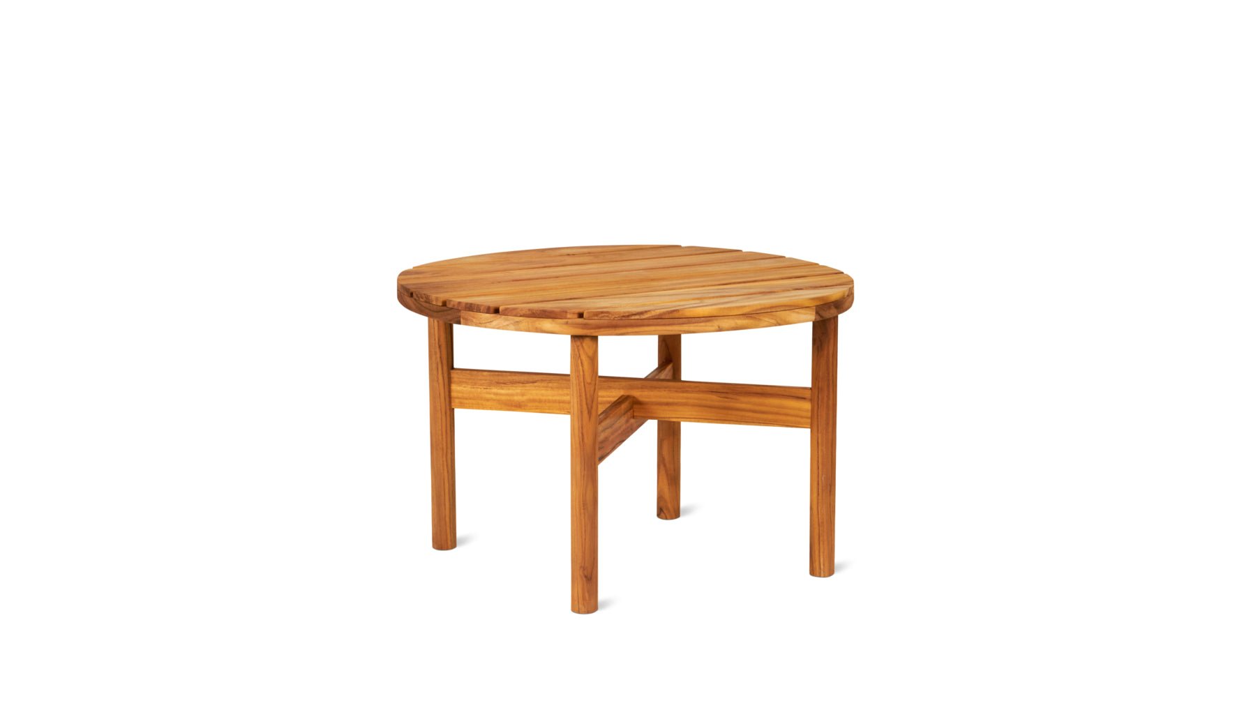 Table Talk Outdoor Coffee Table, Small, Teak - Image 9