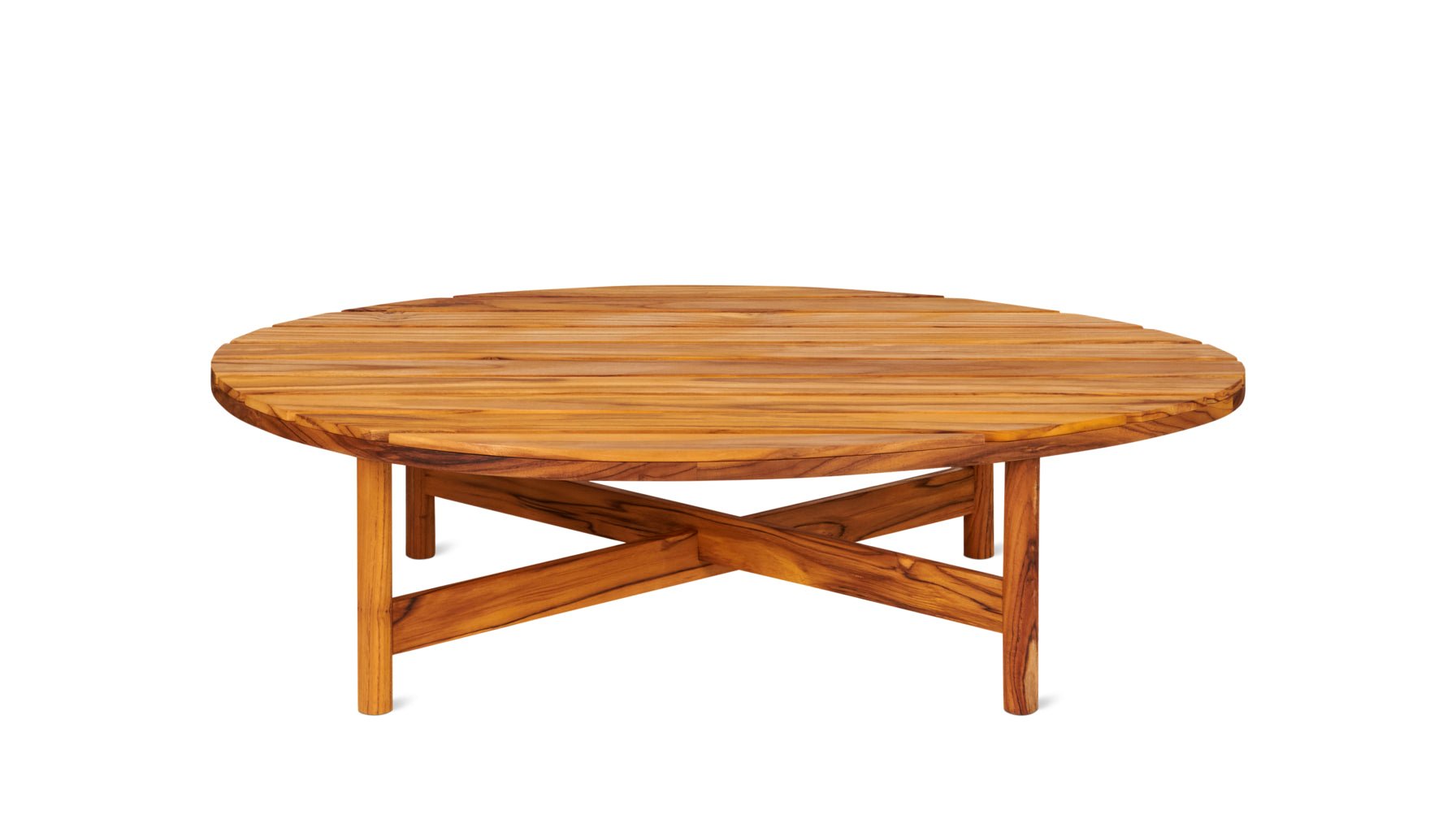 Table Talk Outdoor Coffee Table, Large, Teak - Image 11