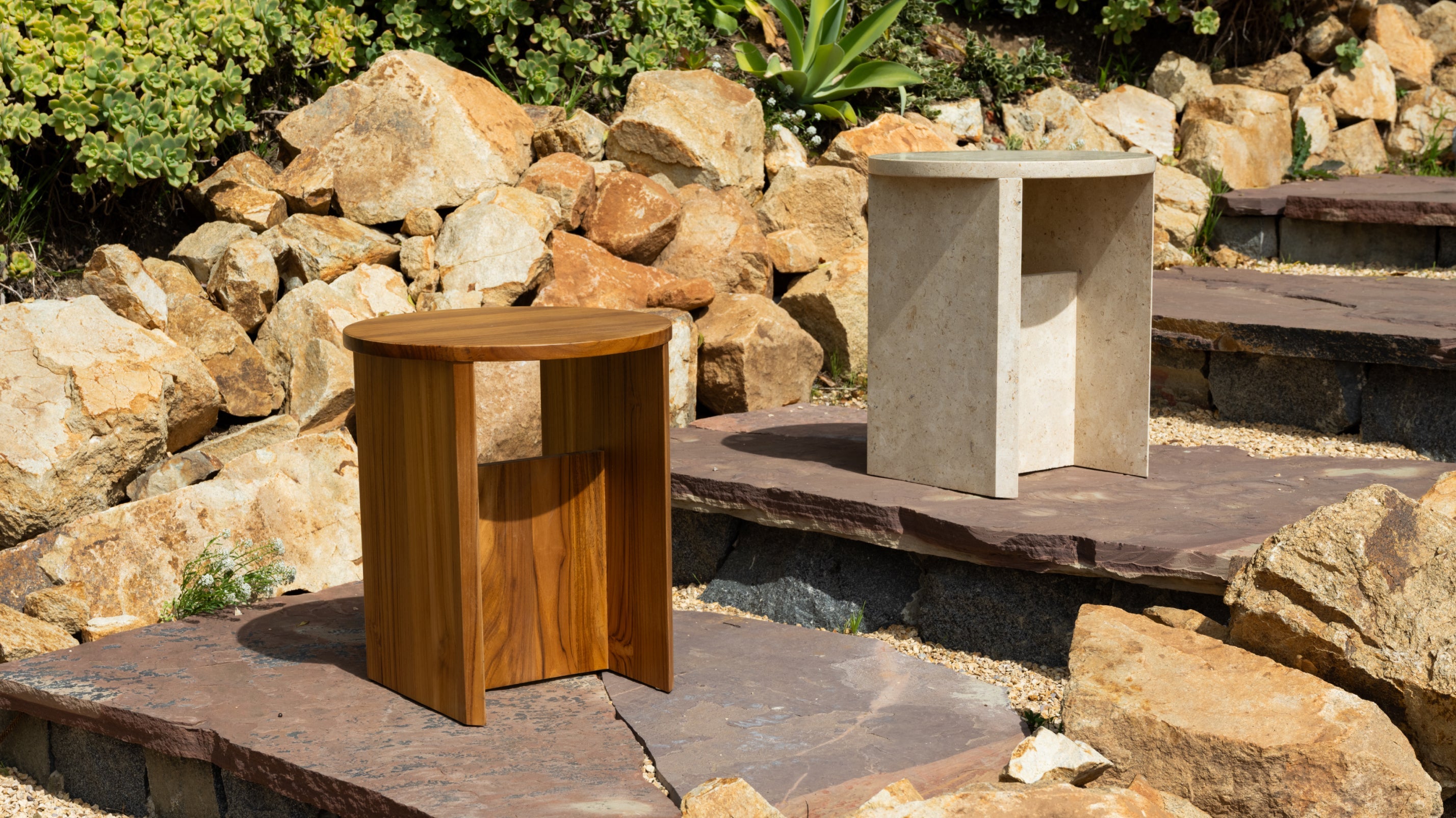 Field Stool, Teak