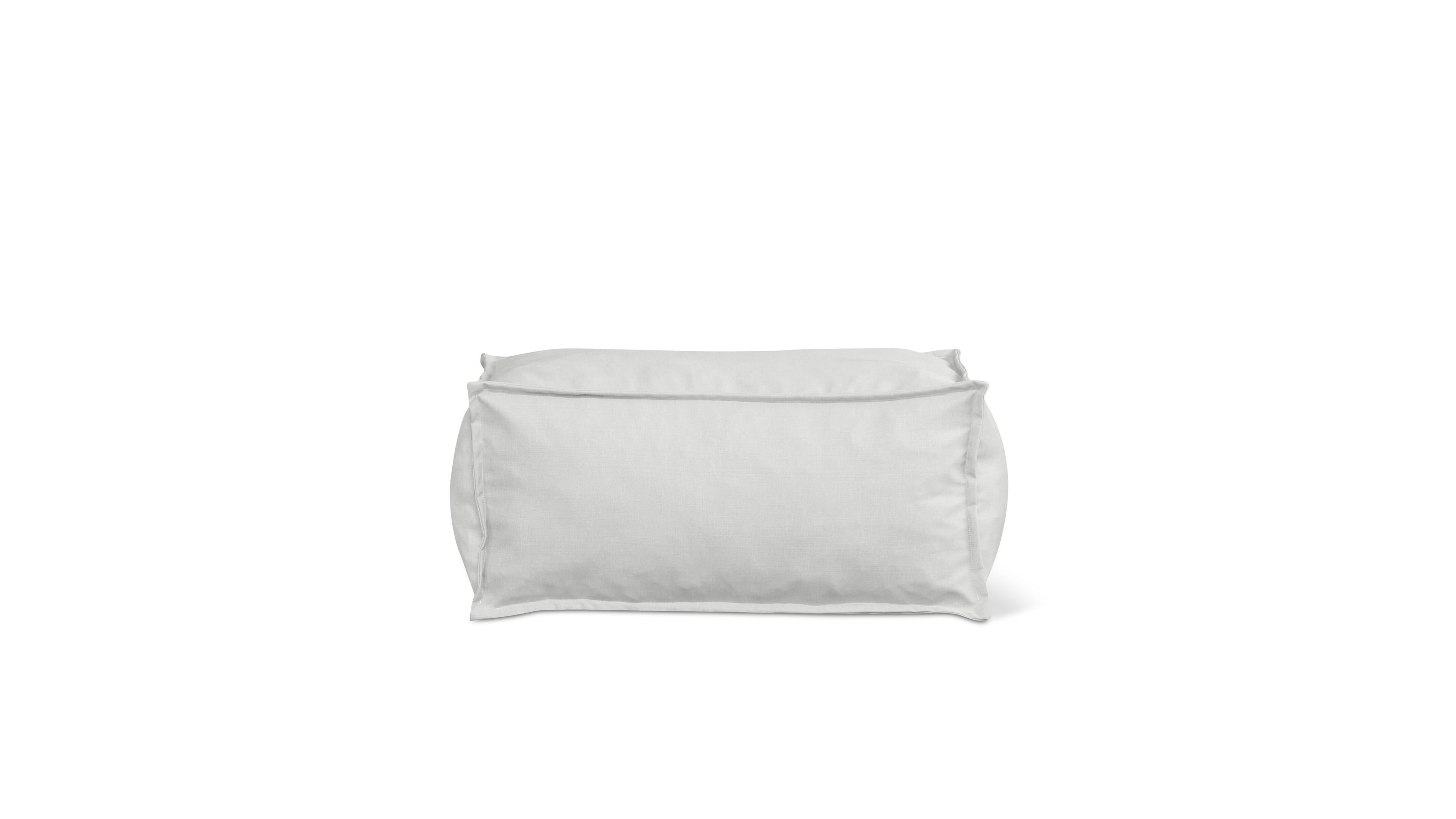 Make Waves Outdoor Ottoman, Gull