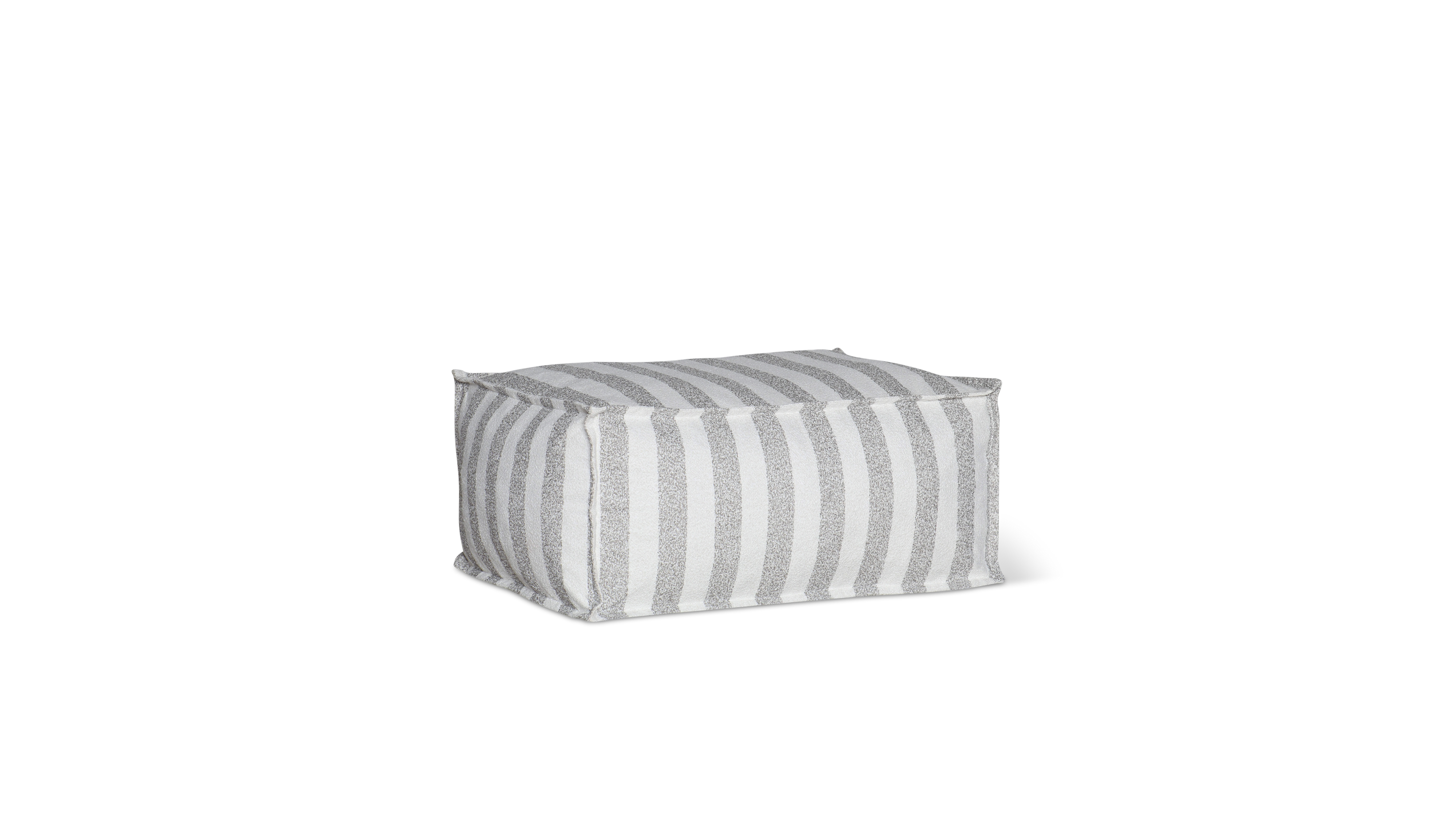 Make Waves Outdoor Ottoman, Brighton Stripe