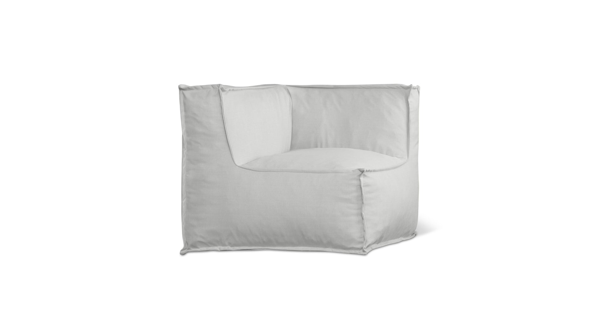 Make Waves Outdoor Corner Chair, Gull_image