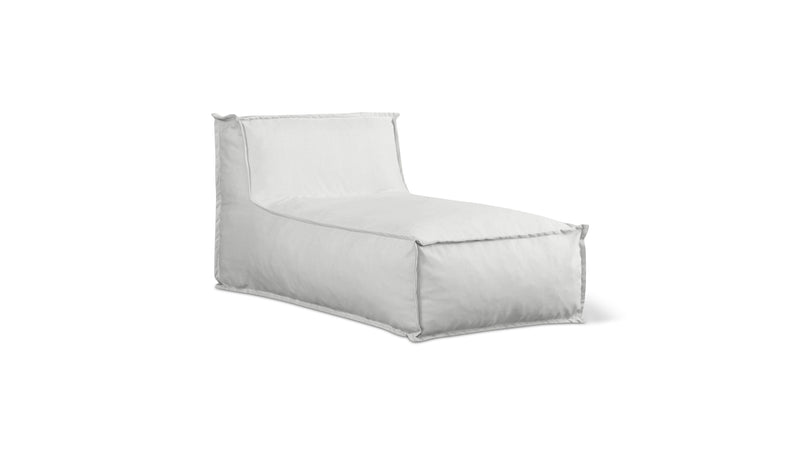 Make Waves Outdoor Chaise, Gull