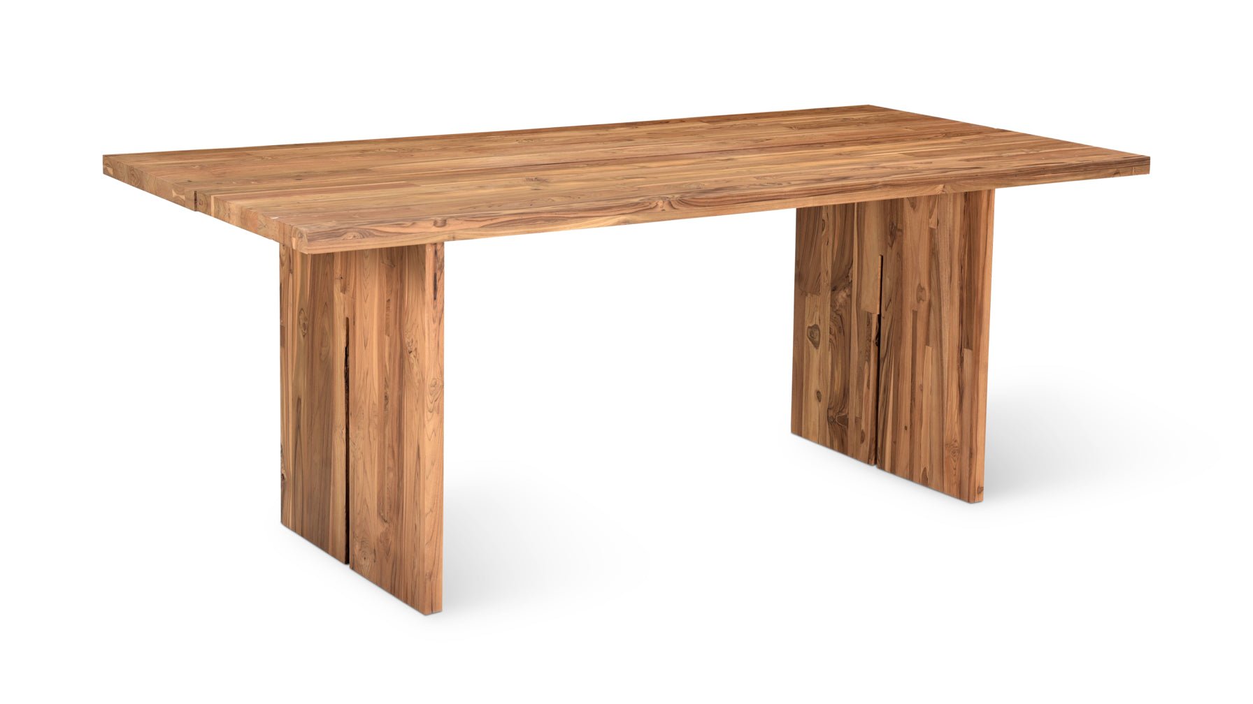 Plane Outdoor Dining Table, Seats 6-8, Teak_image