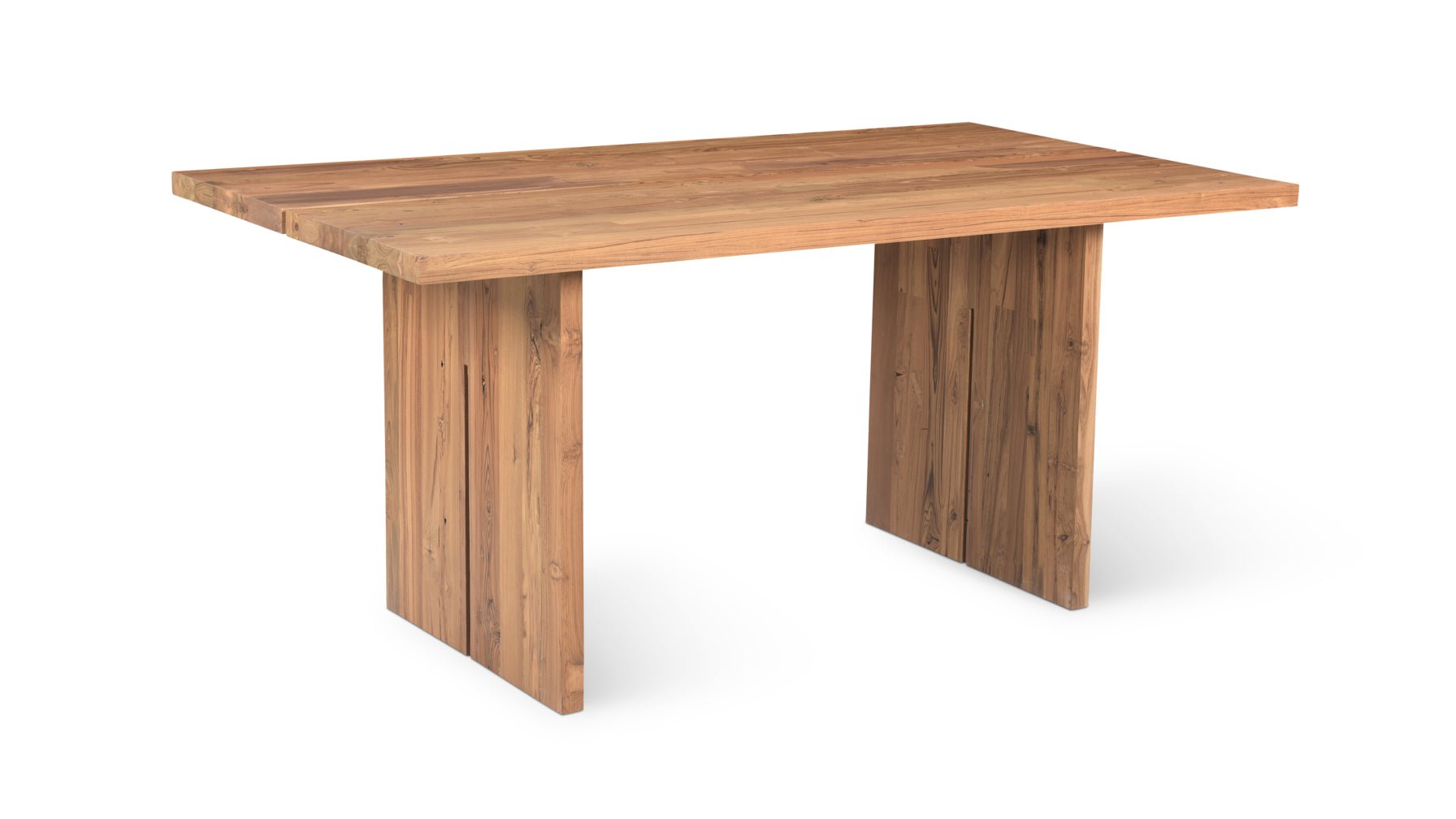 Plane Outdoor Dining Table, Seats 4-6, Teak - Image 1