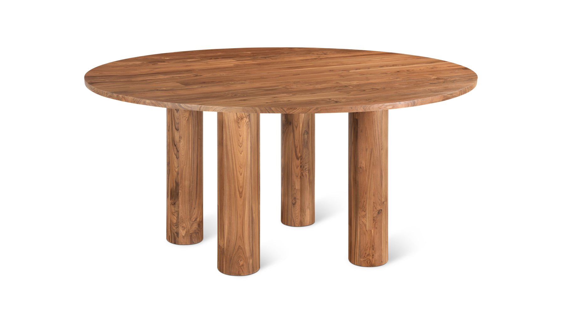 Arc Outdoor Dining Table, Seats 6-8, Teak_image