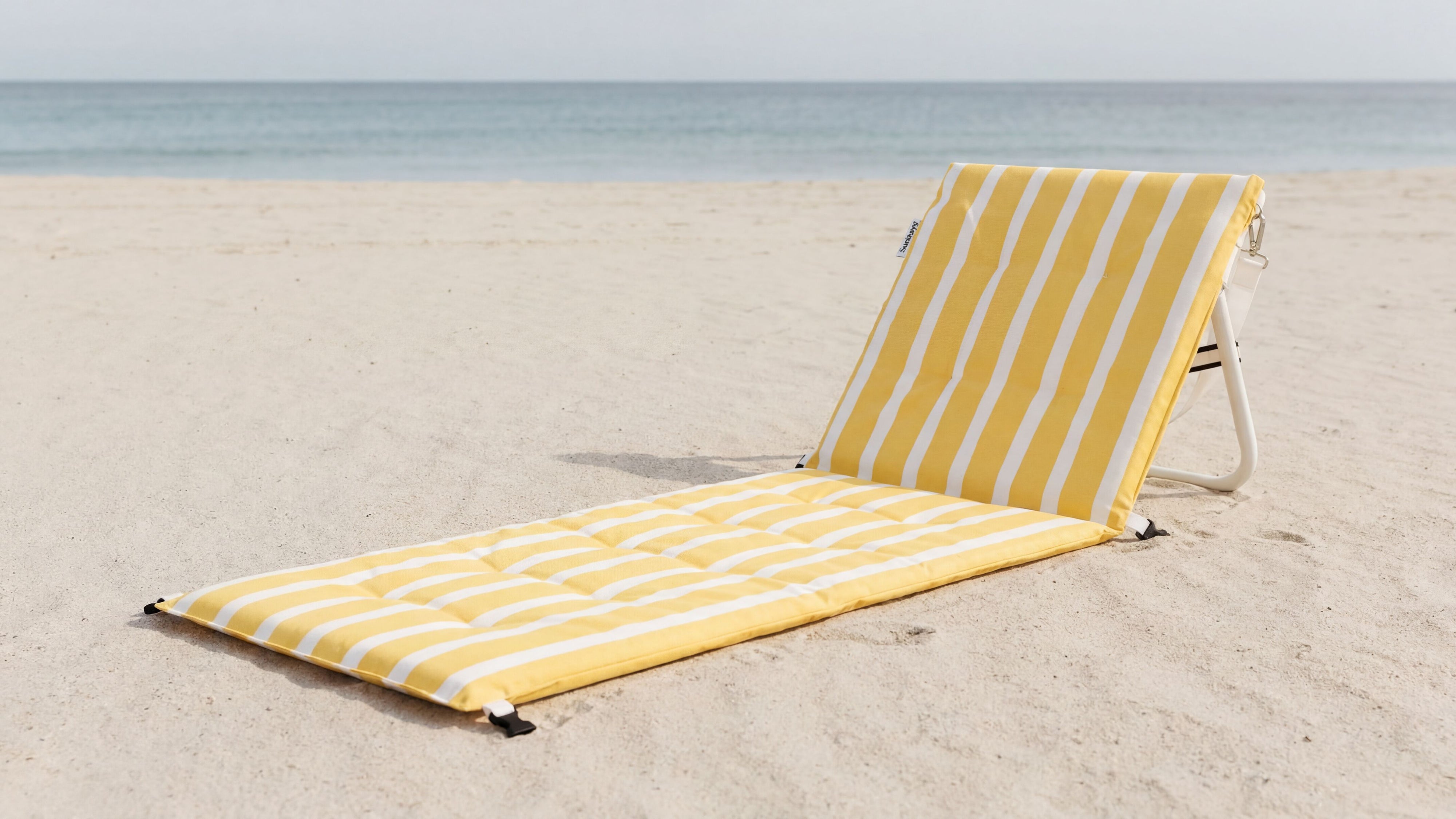 Shore Thing Beach Mat, Lemon Stripe