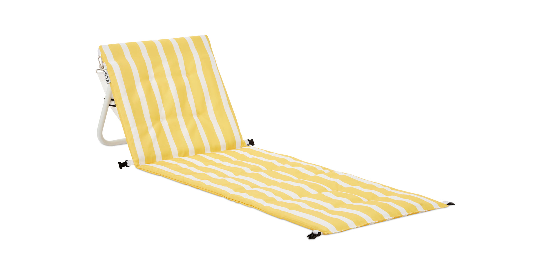 Shore Thing Beach Mat, Lemon Stripe_image