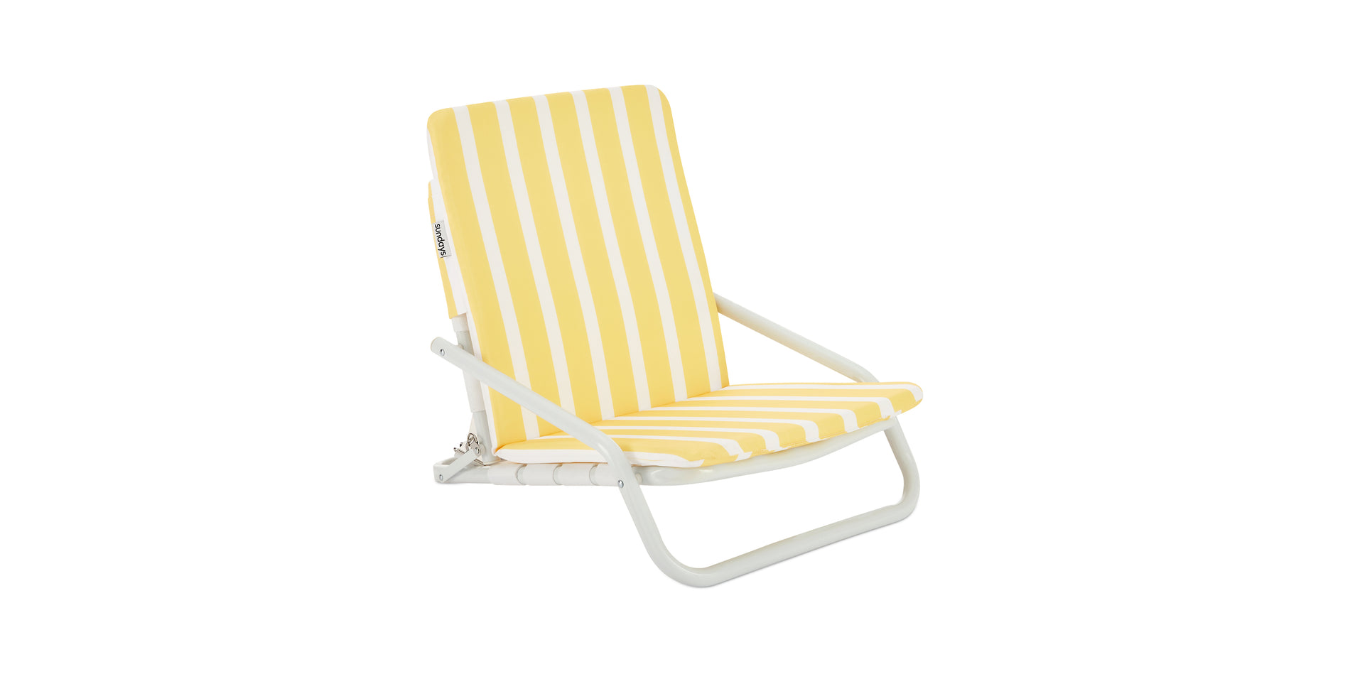 Shore Thing Beach Chair, Lemon Stripe_image