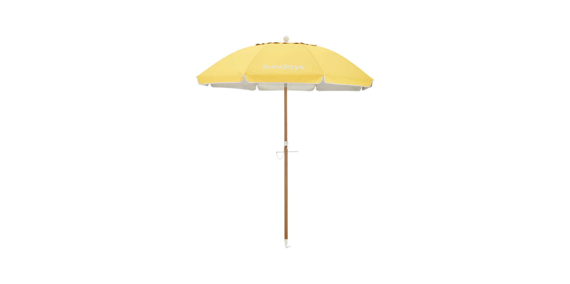 Shore Thing Beach Umbrella, Lemon_image