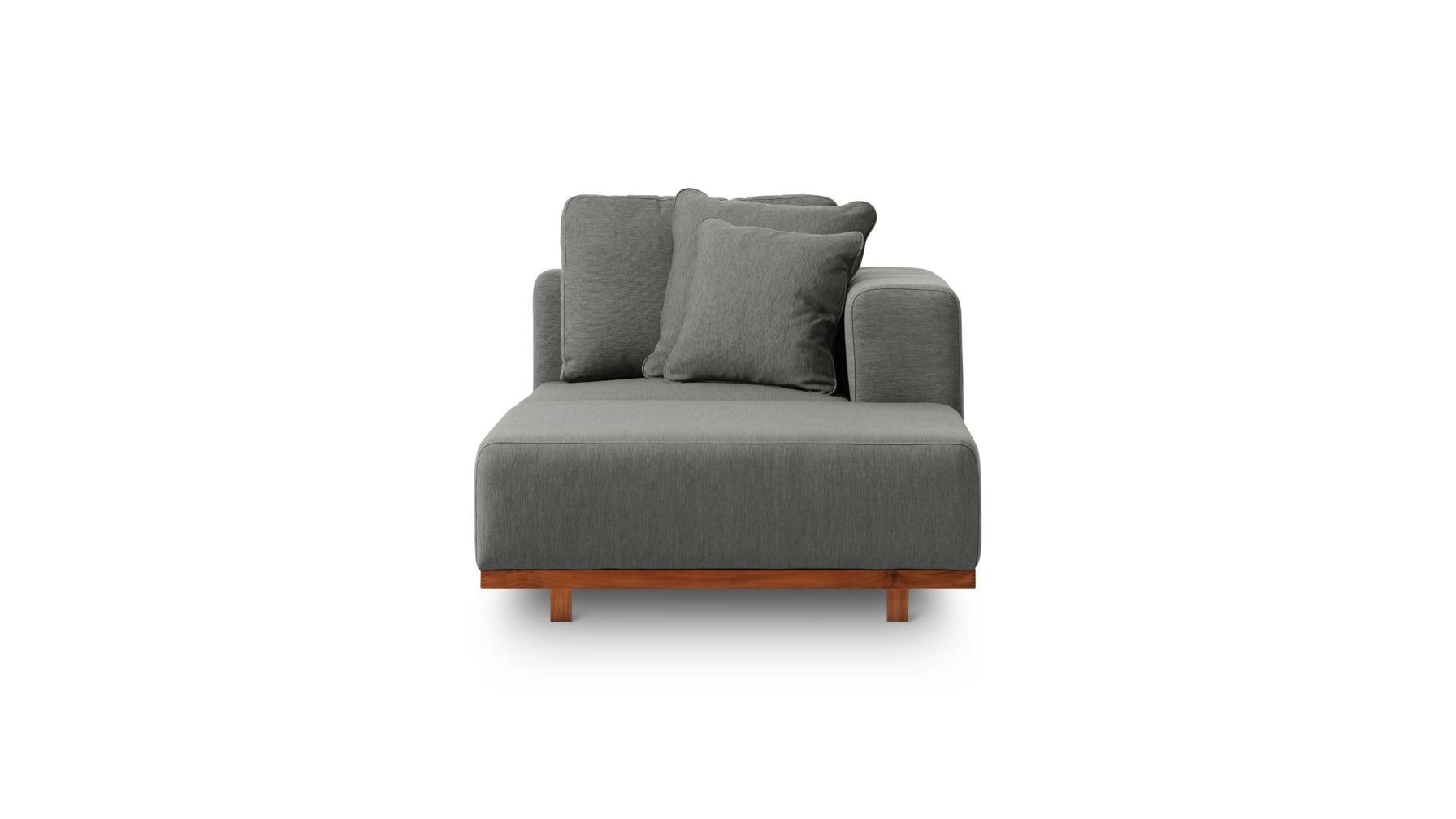 Sunny Days Outdoor Chaise, Right Facing, Pepper - Sundays Company CanadaOUT-MO-007-025